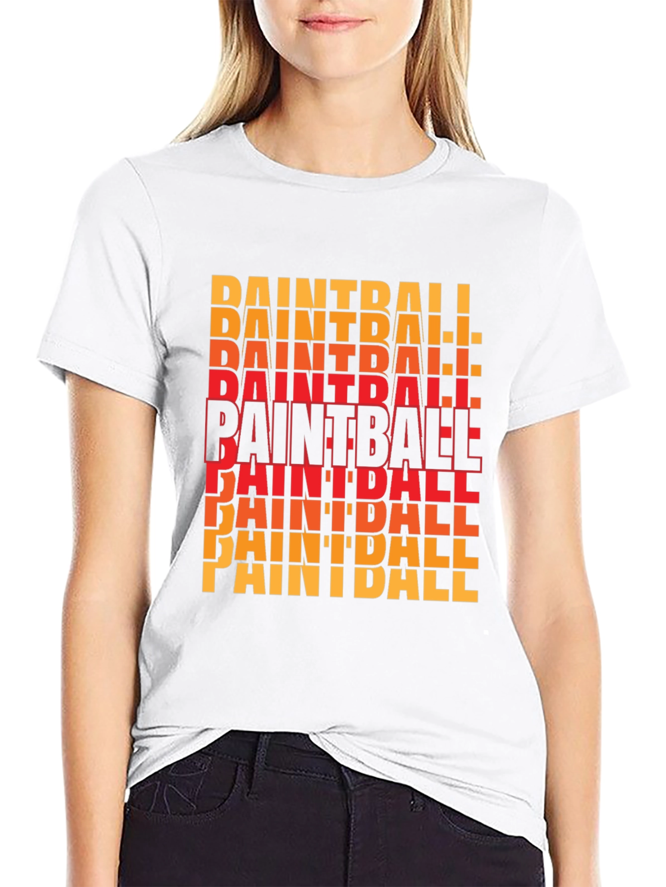 Paintball Graphic Tee - Bold Black T-Shirt