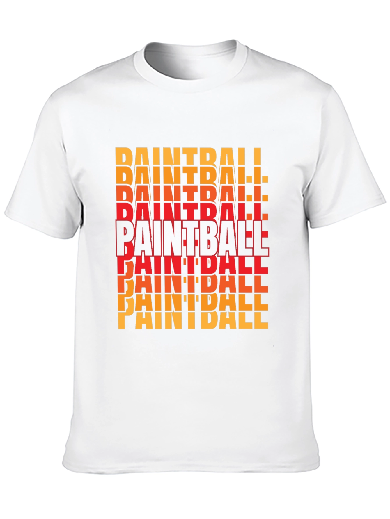 Paintball Graphic Tee - Bold Black T-Shirt