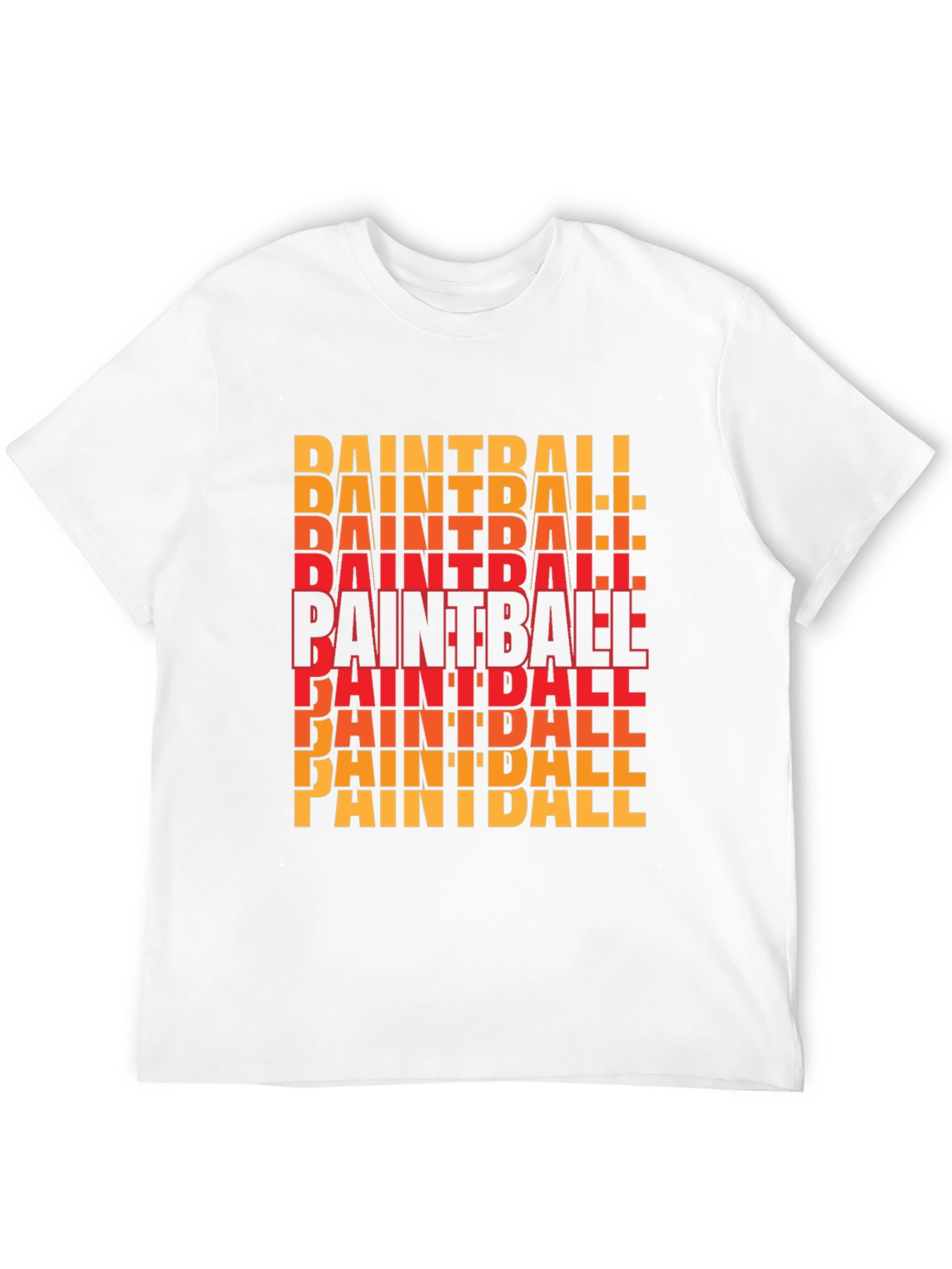 Paintball Graphic Tee - Bold Black T-Shirt