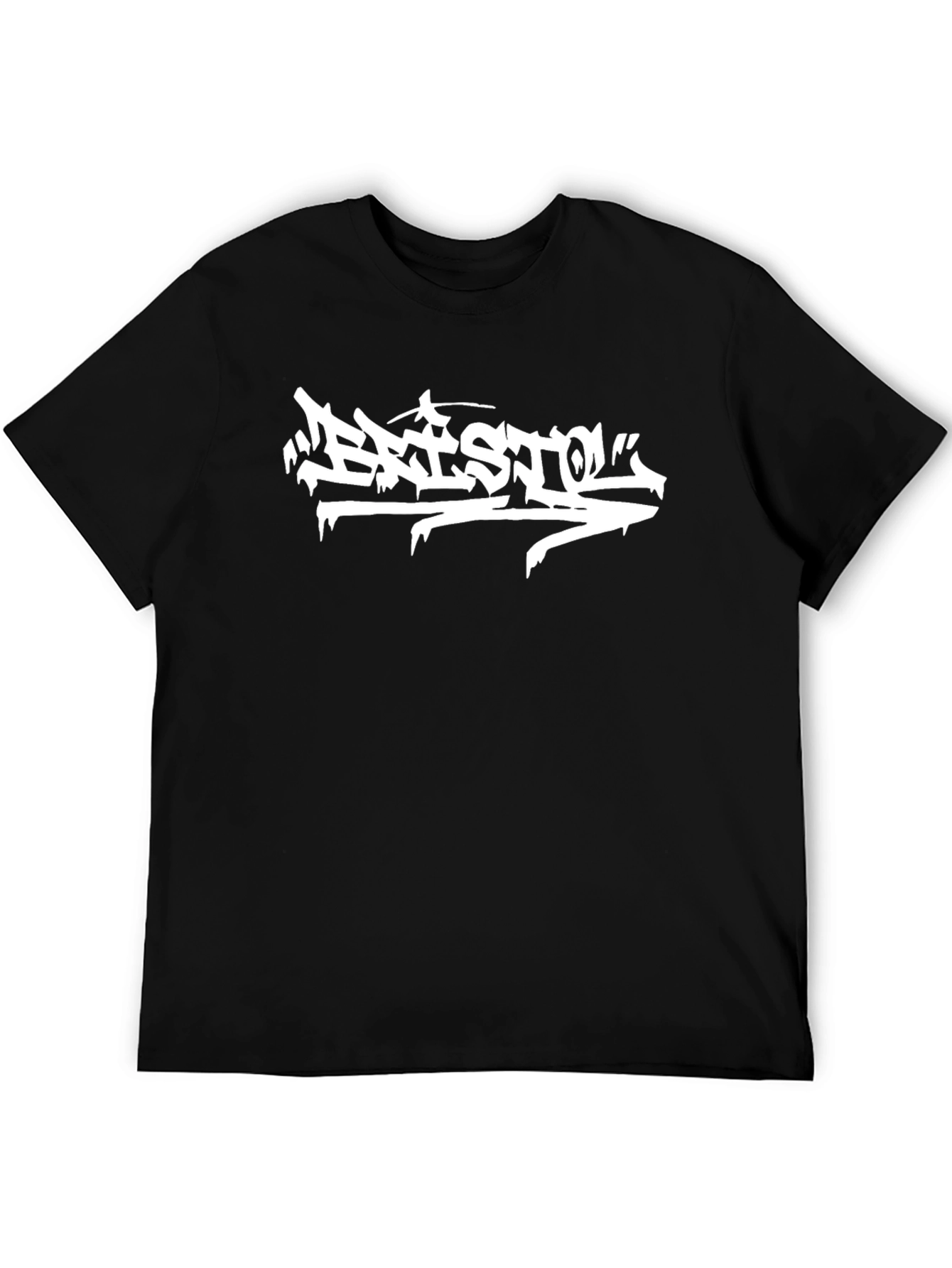 Bristol Graffiti Style Black T-Shirt
