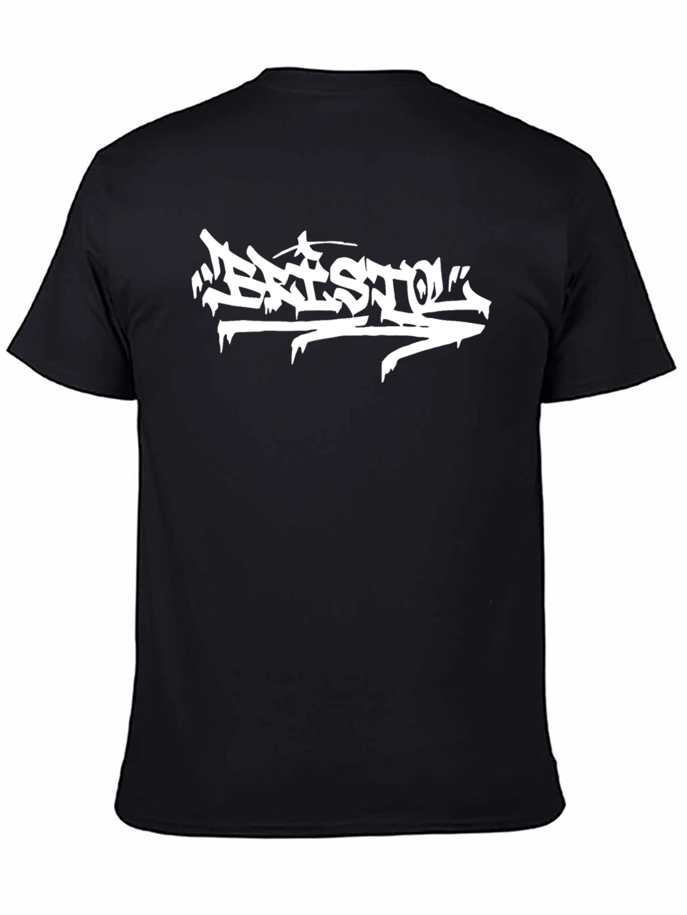 Bristol Graffiti Style Black T-Shirt