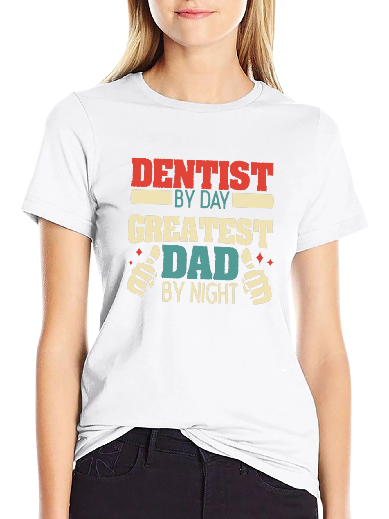 Dentist Dad Graphic T-Shirt - Funny Fathers Day Tee