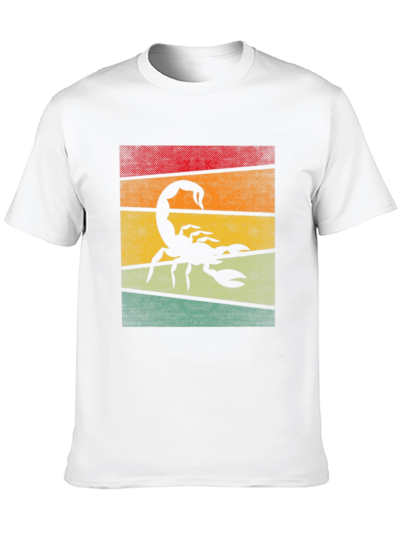 Retro Scorpion Graphic T-Shirt - Black