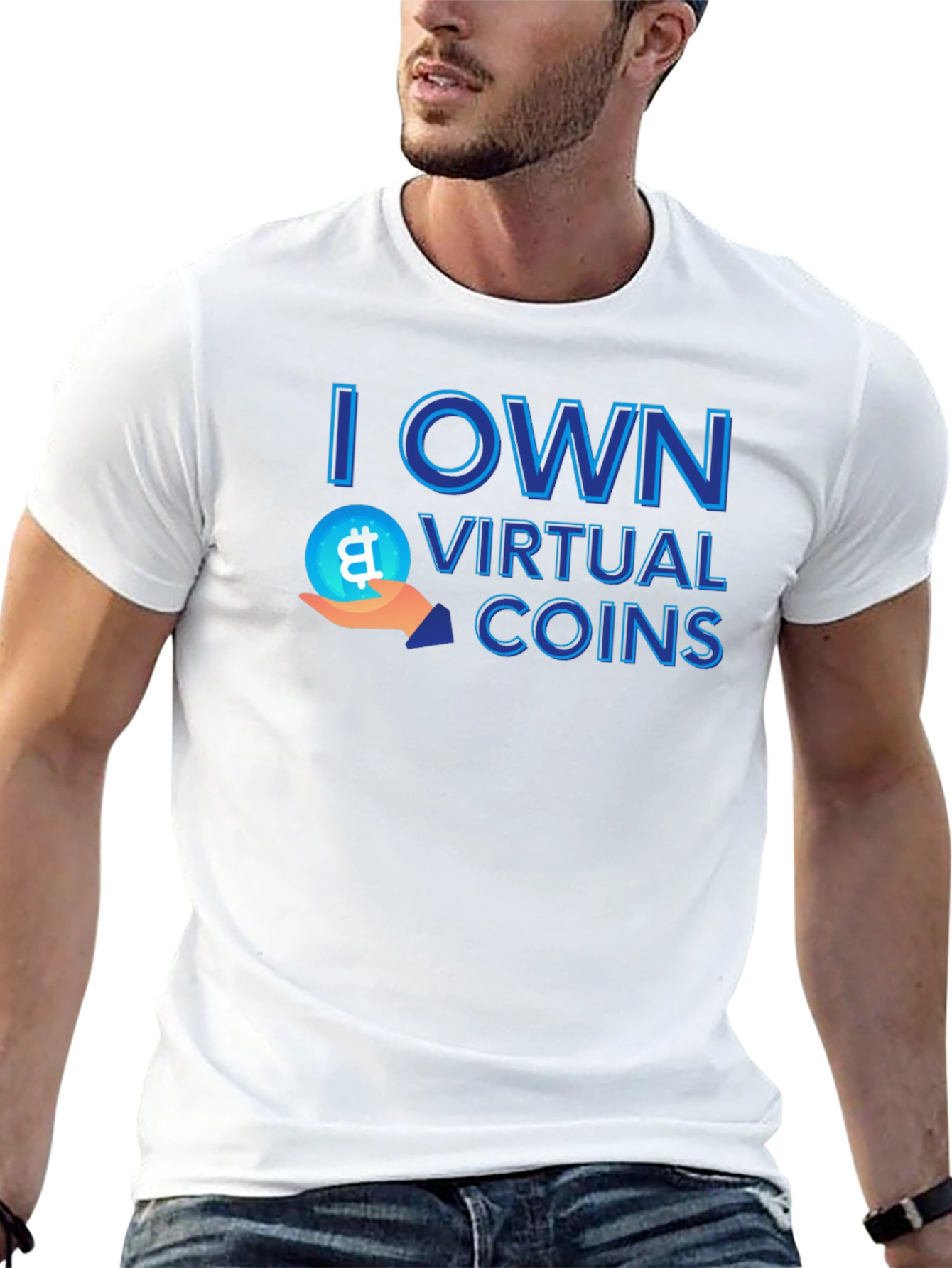 I Own Virtual Coins Graphic Tee