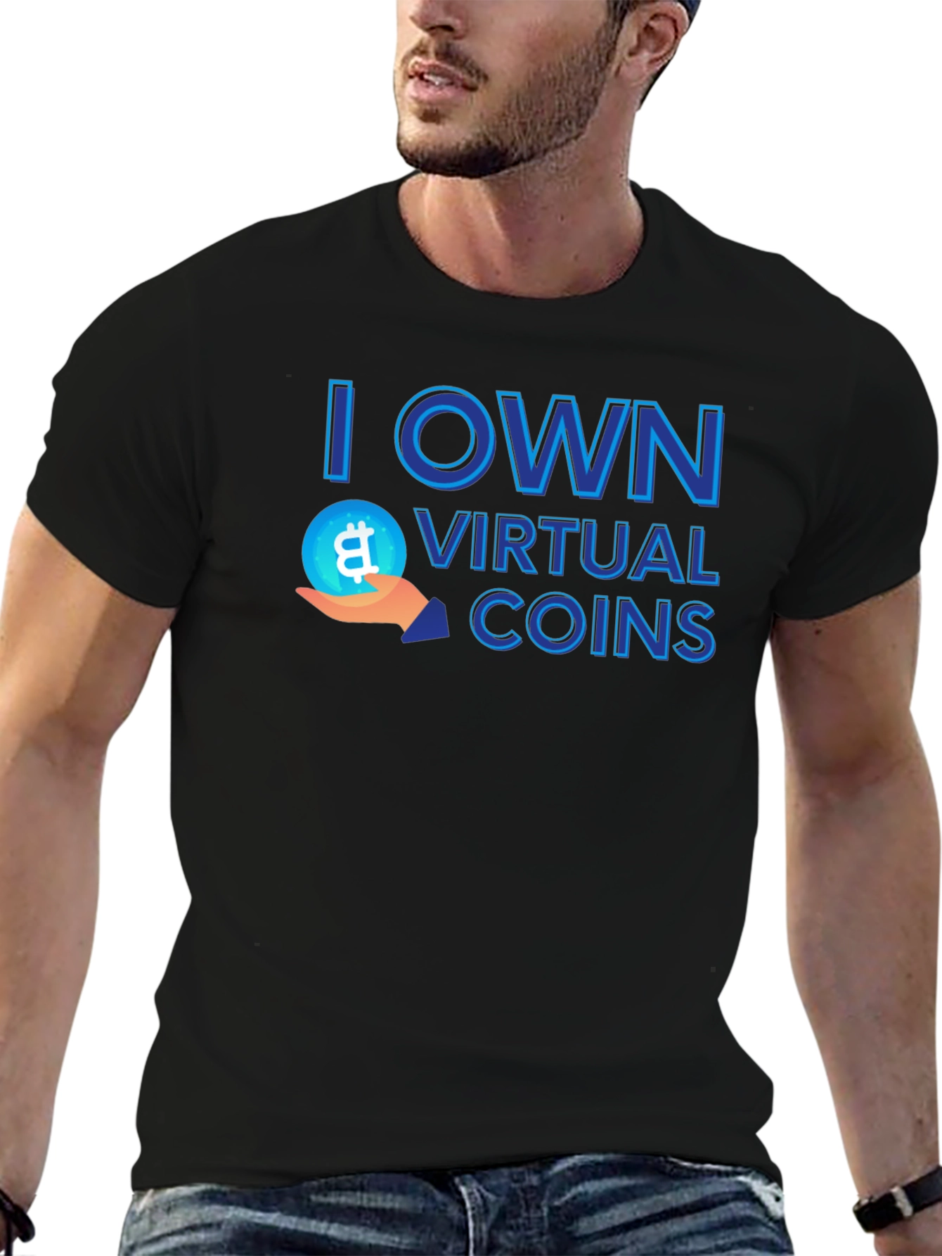 I Own Virtual Coins Graphic Tee