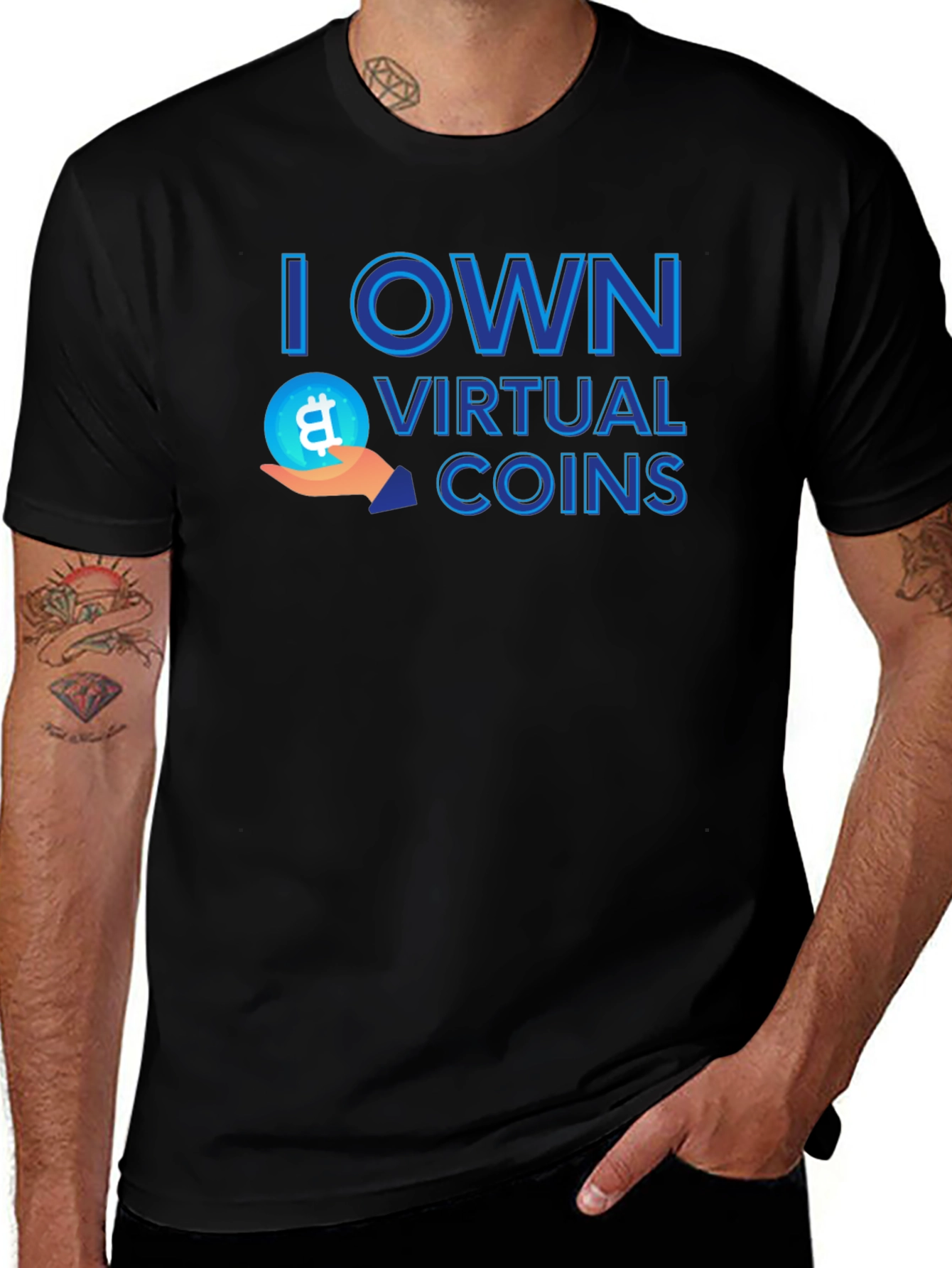 I Own Virtual Coins Graphic Tee
