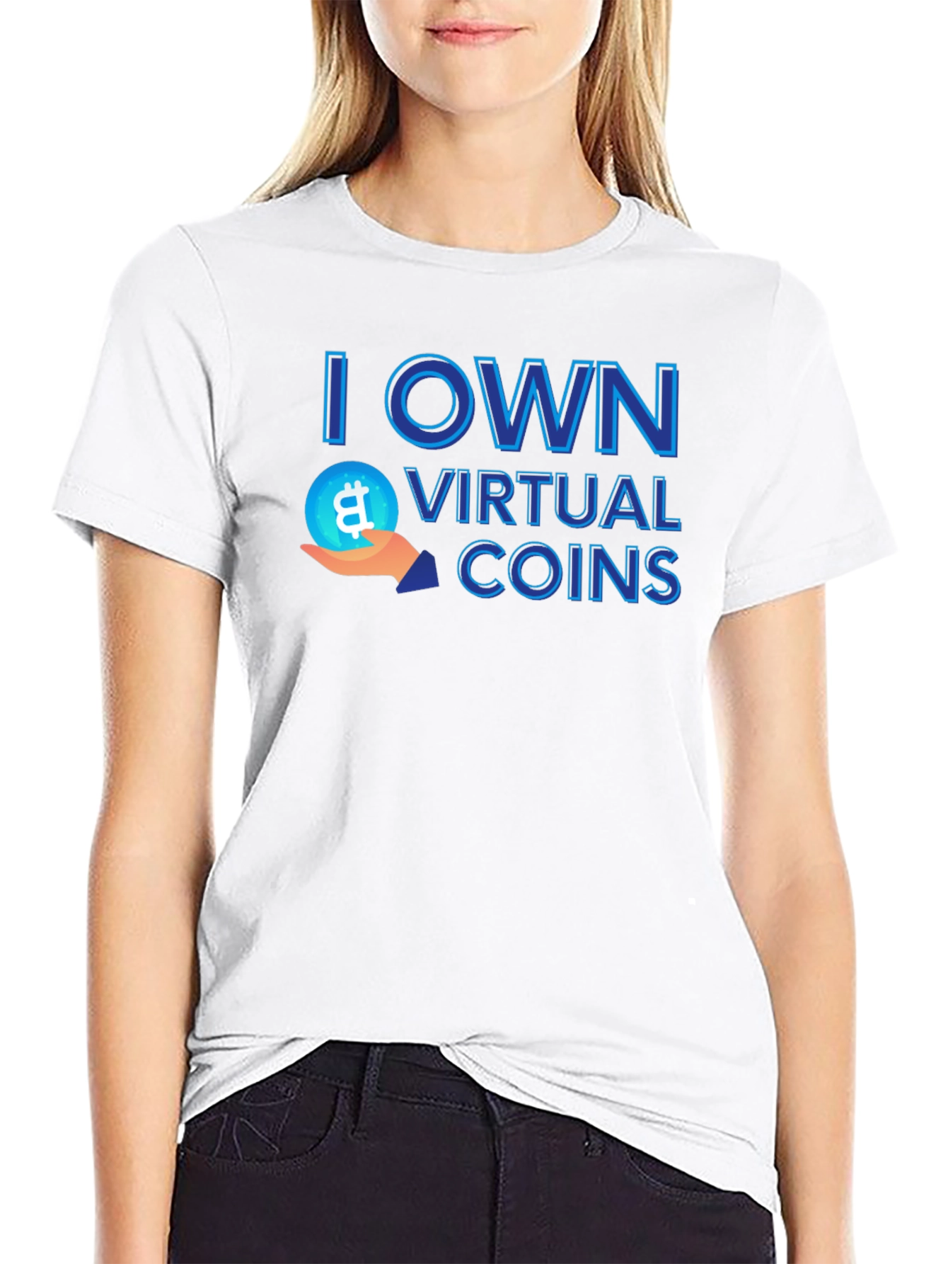 I Own Virtual Coins Graphic Tee