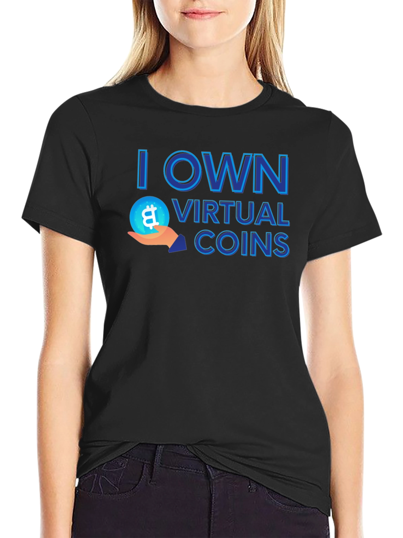 I Own Virtual Coins Graphic Tee