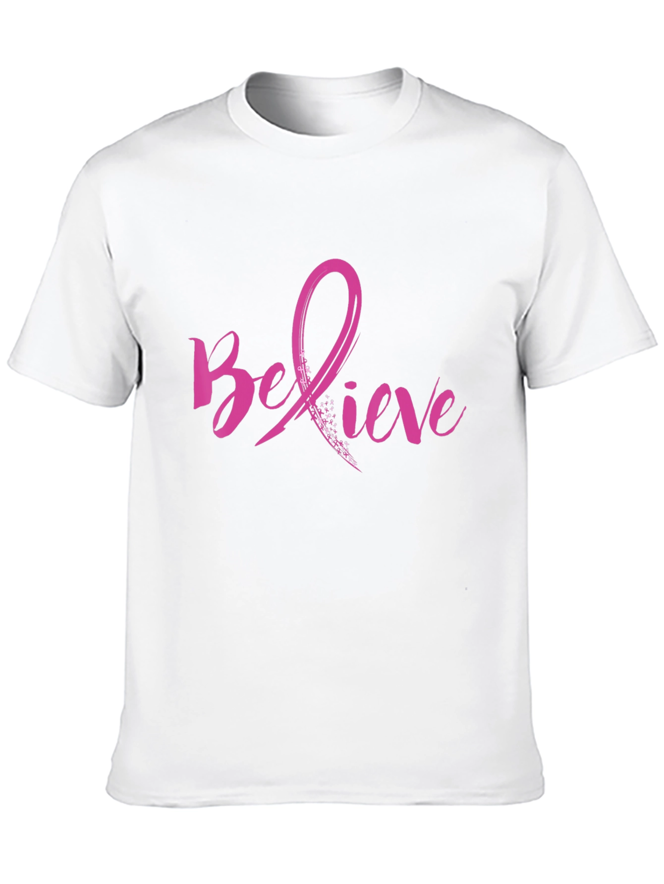 Believe Pink Ribbon T-Shirt