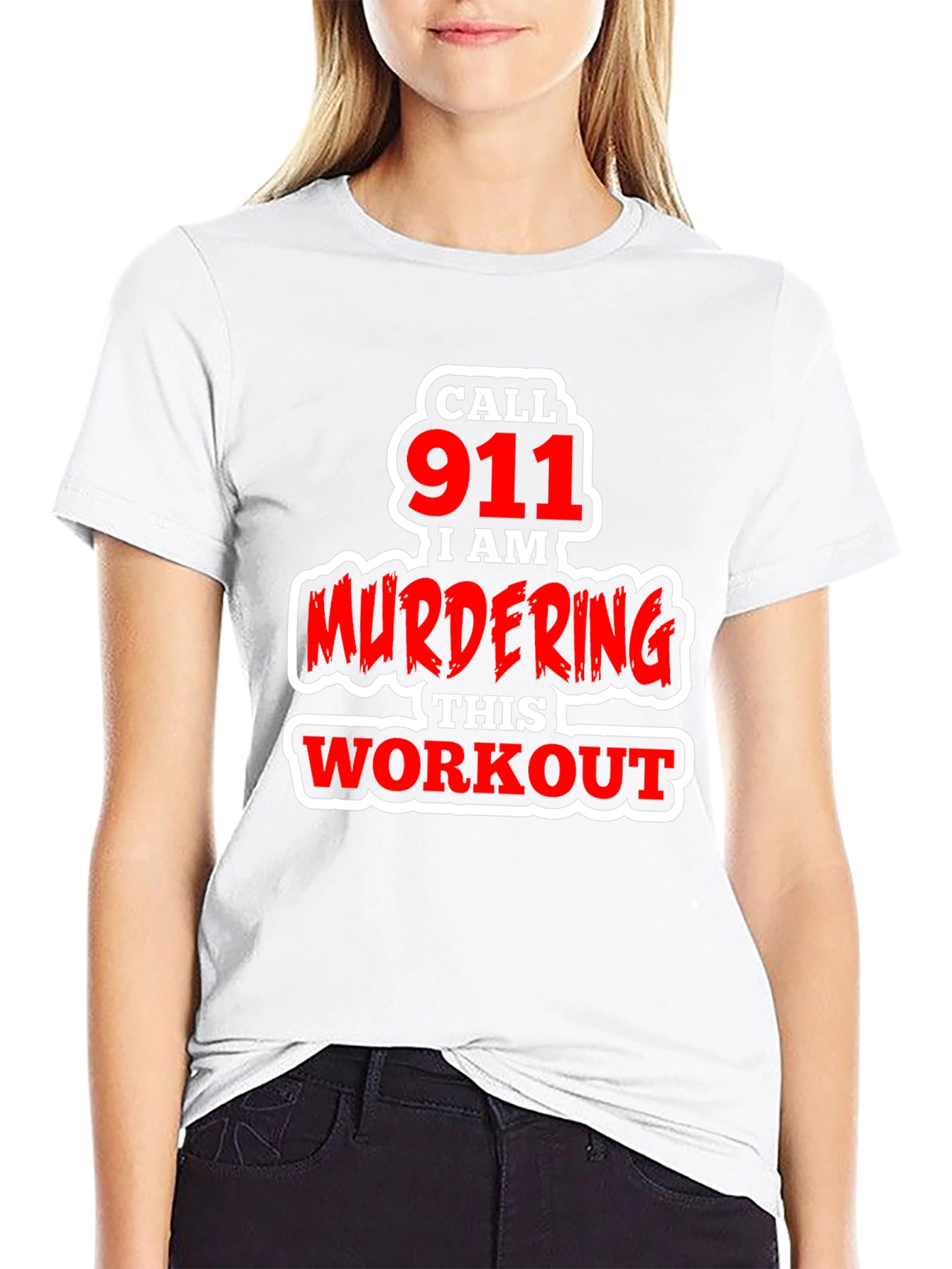 Call 911 Murdering This Workout Graphic Tee