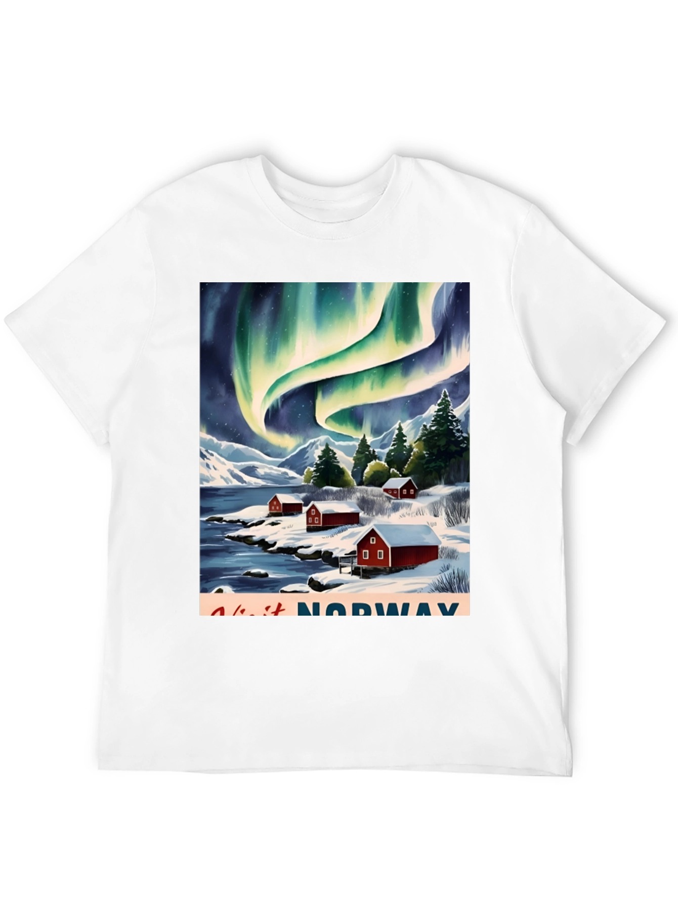 Norway Aurora Borealis T-Shirt