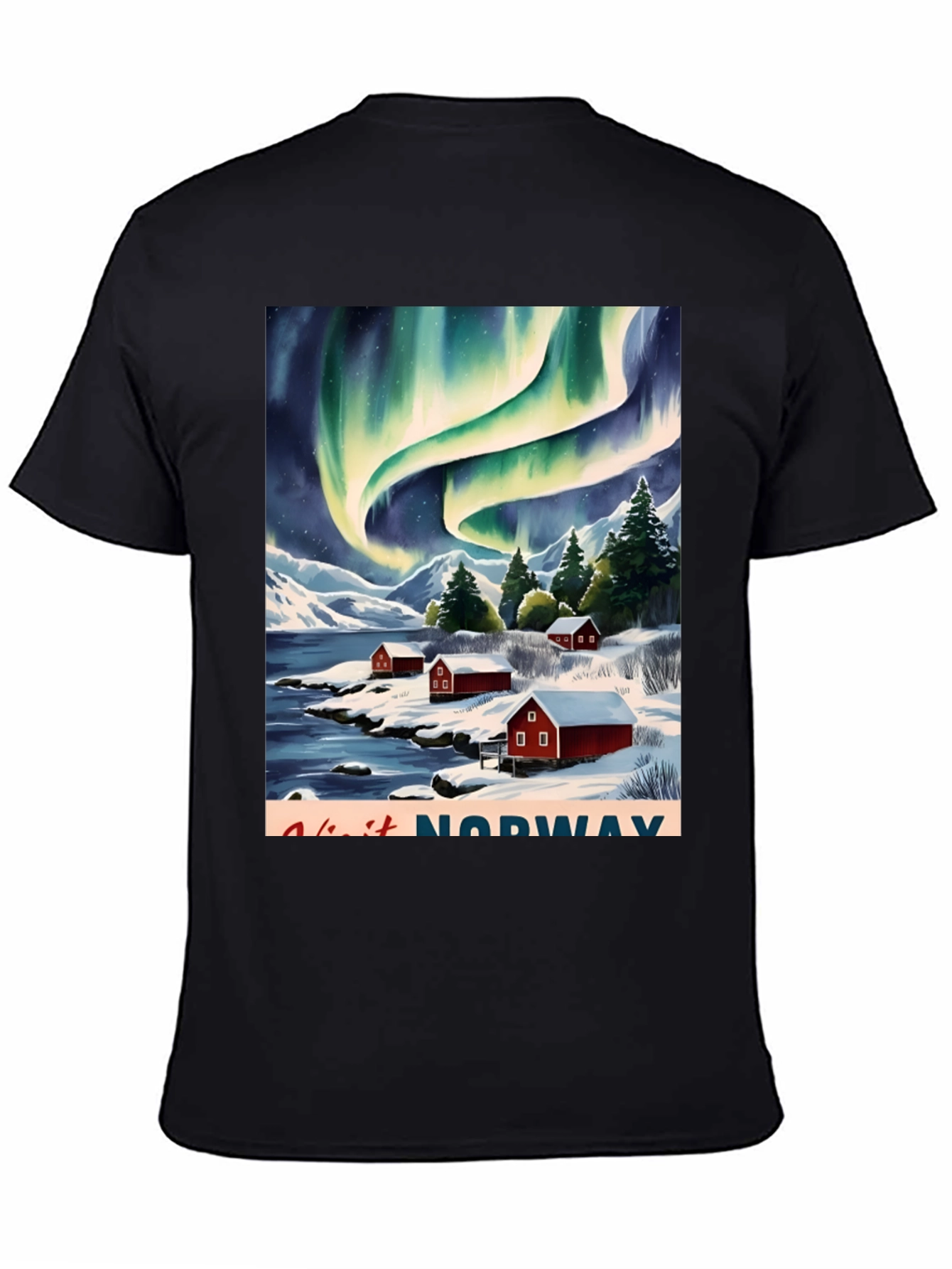 Norway Aurora Borealis T-Shirt