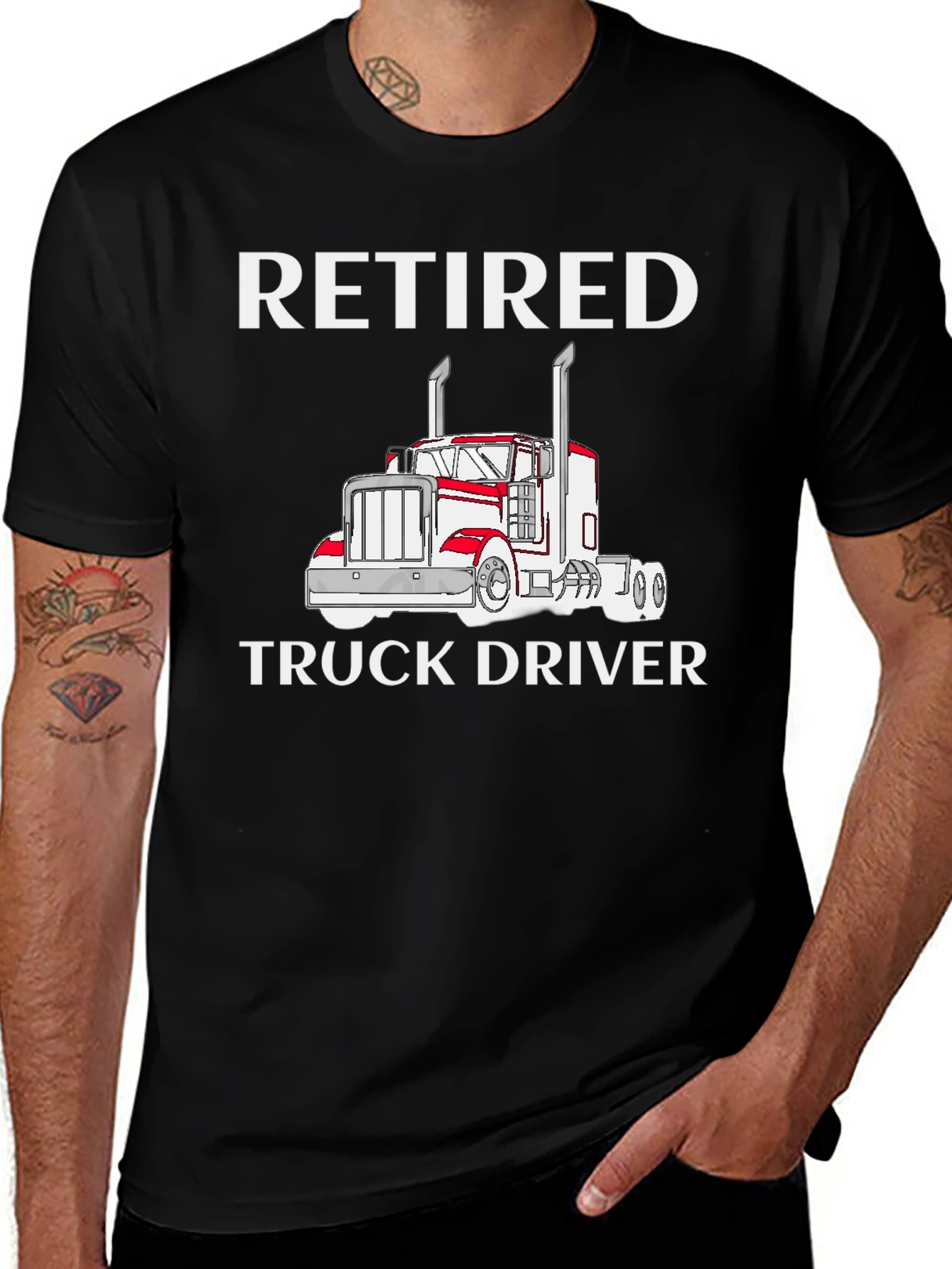 Retired Truck Driver Graphic Tee