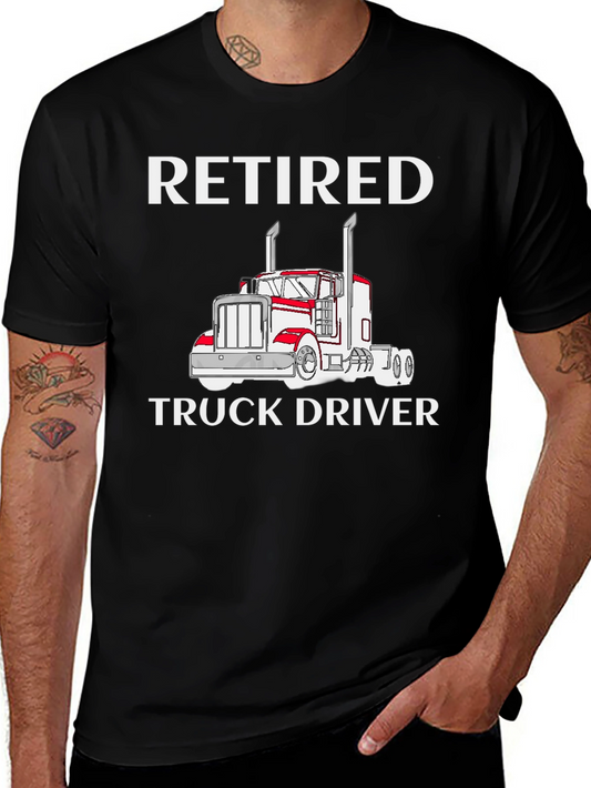 Retired Truck Driver Graphic Tee