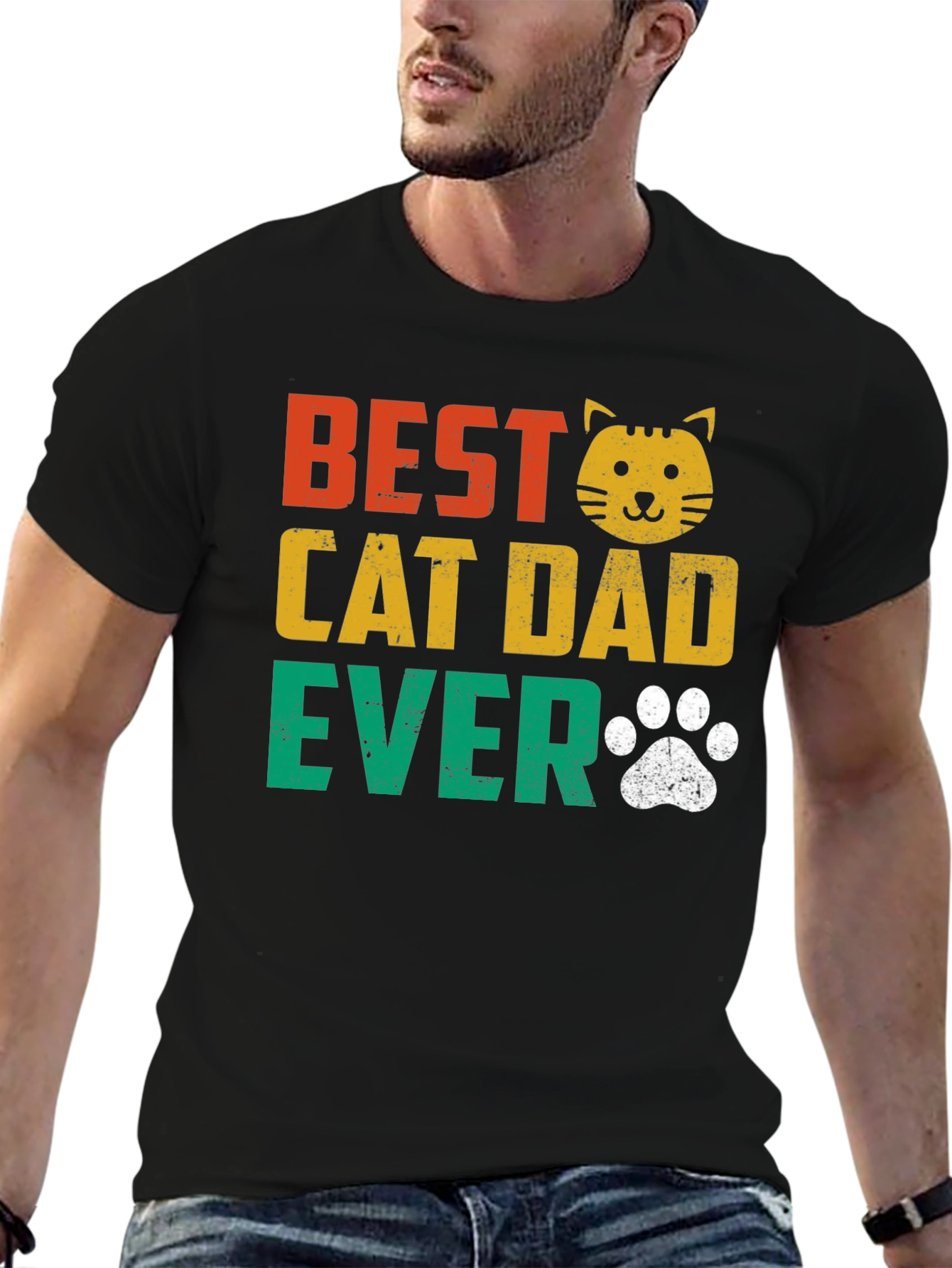 Best Cat Dad Ever T-Shirt