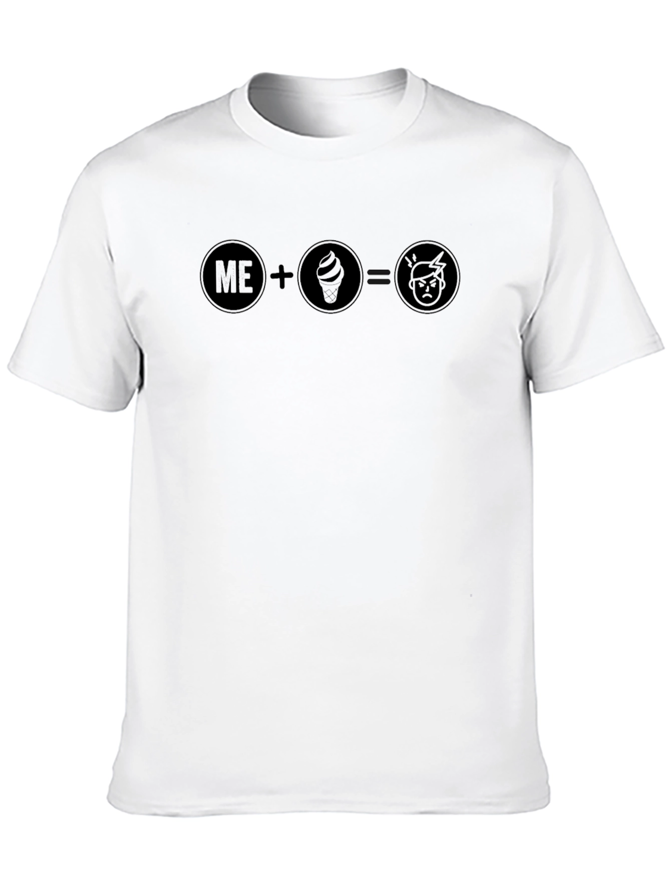 Funny Me + Ice Cream = Grumpy T-Shirt