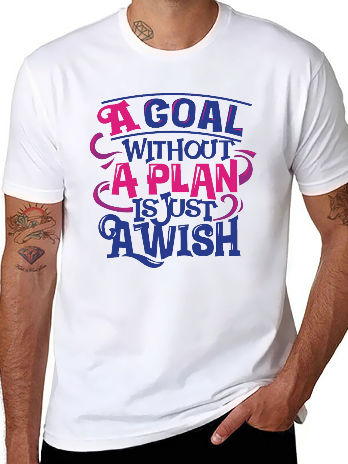 Goal Without a Plan Graphic Tee