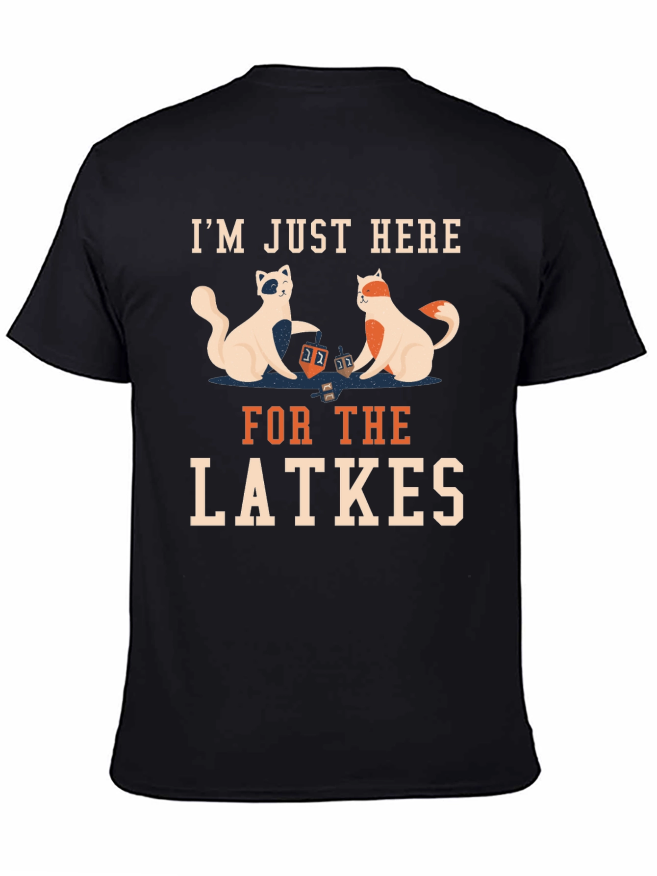 Latkes Cats T-Shirt - Holiday Fun