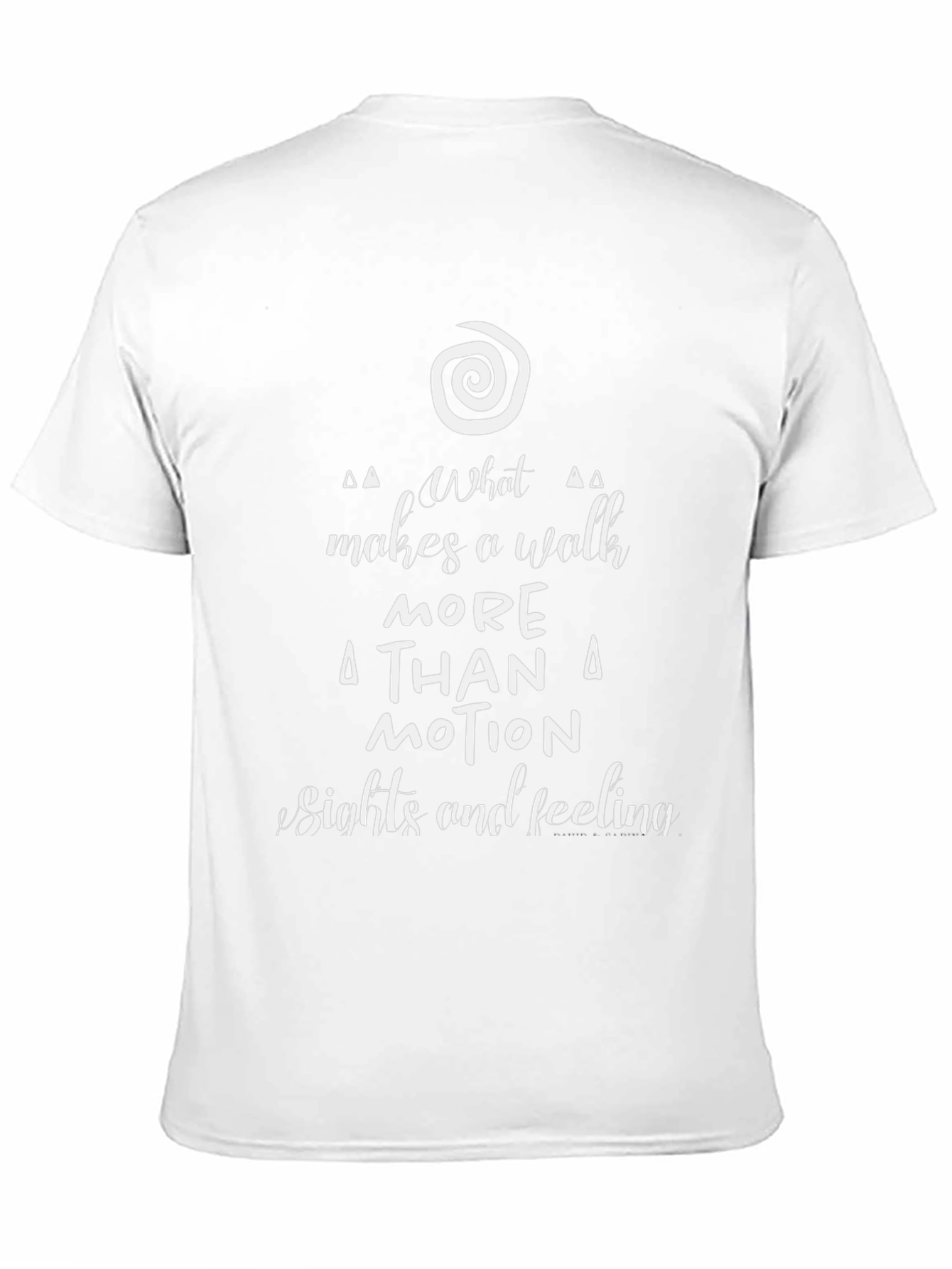 Inspirational Walk T-Shirt - Black Soft Cotton