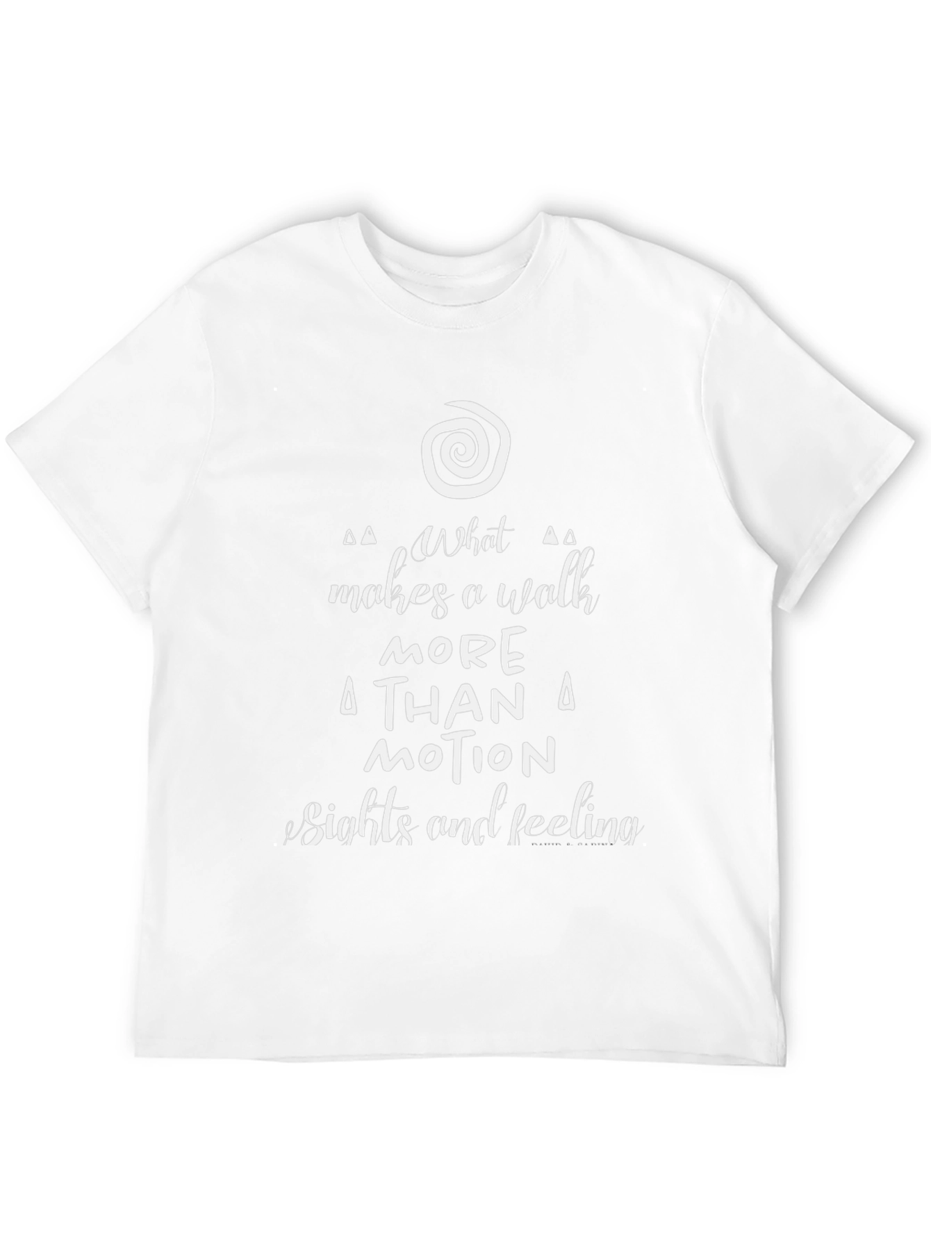 Inspirational Walk T-Shirt - Black Soft Cotton