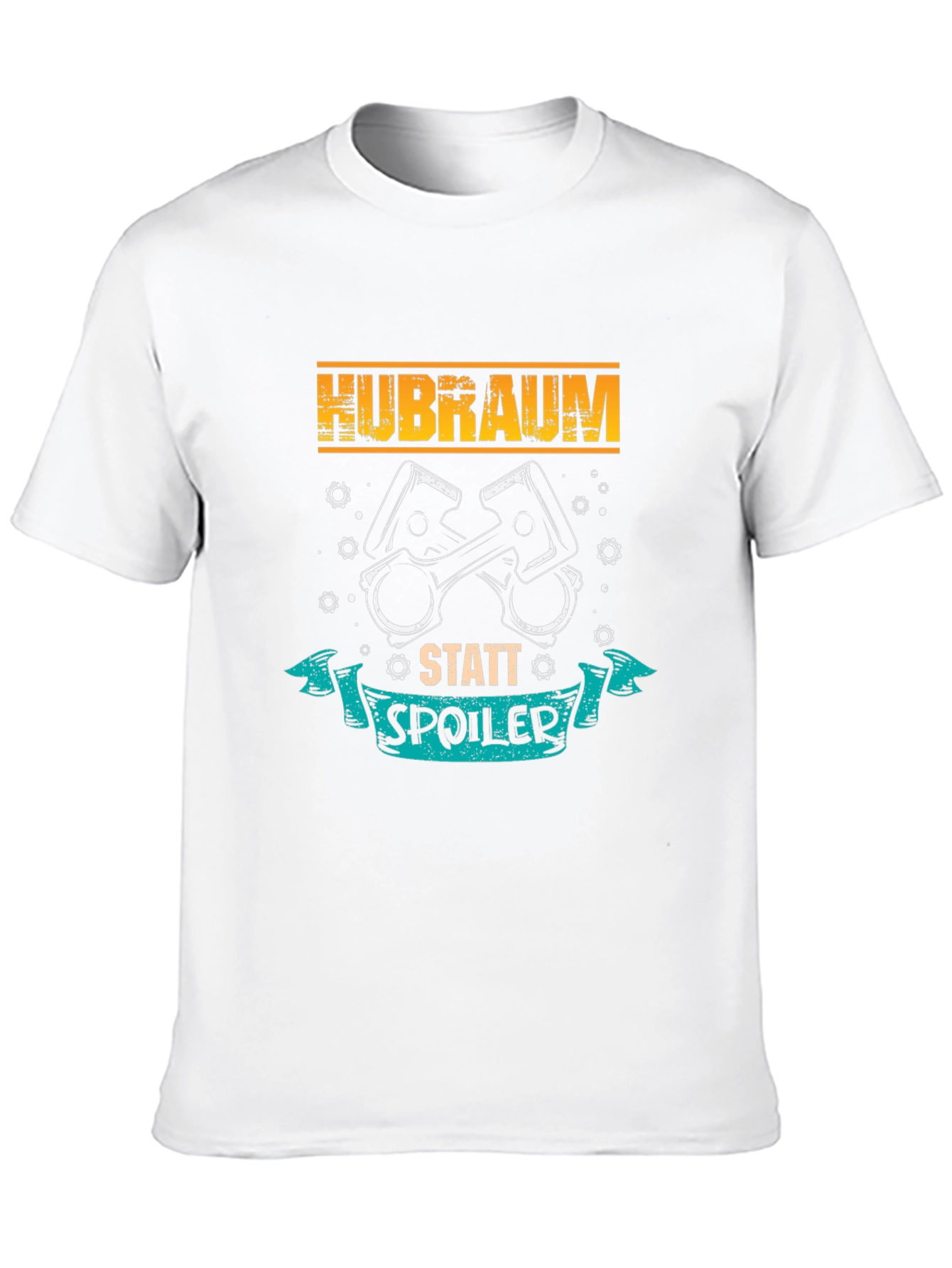 Hubraum Statt Spoiler Black T-Shirt