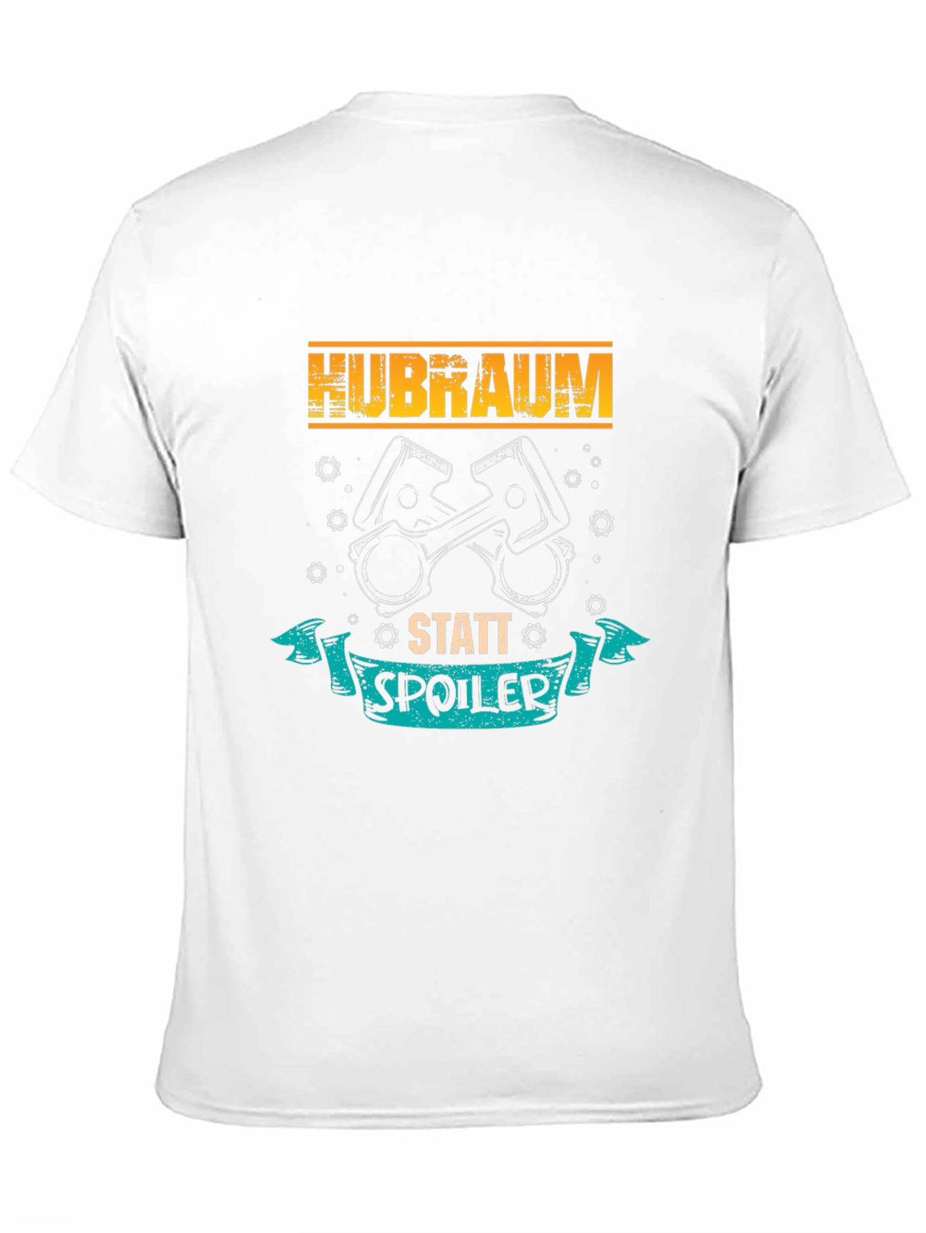 Hubraum Statt Spoiler Black T-Shirt