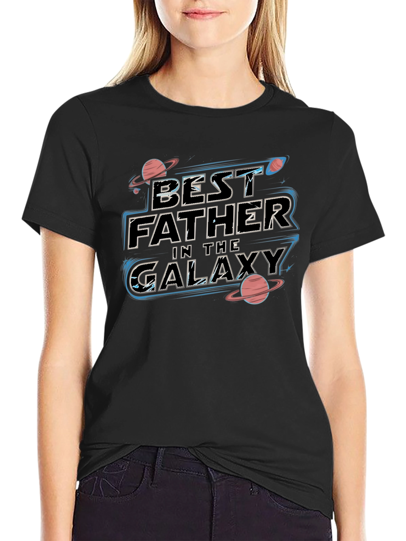 Best Father in the Galaxy Mens T-Shirt