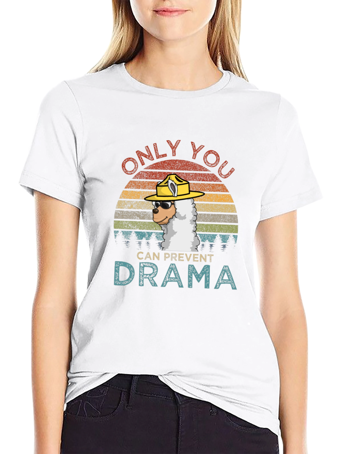 Only You Can Prevent Drama Llama T-Shirt