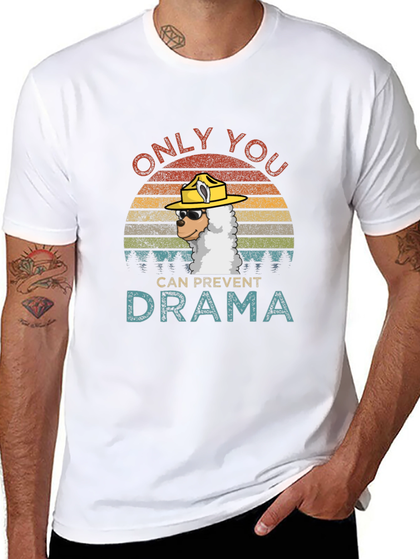 Only You Can Prevent Drama Llama T-Shirt