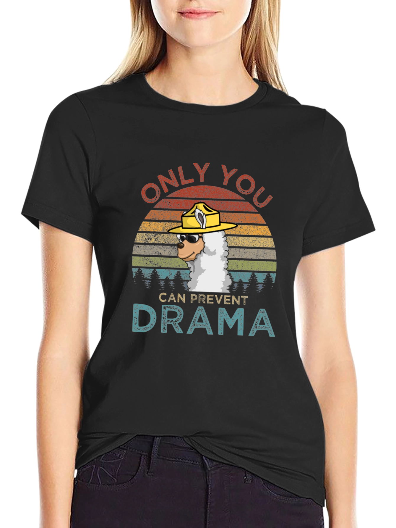 Only You Can Prevent Drama Llama T-Shirt