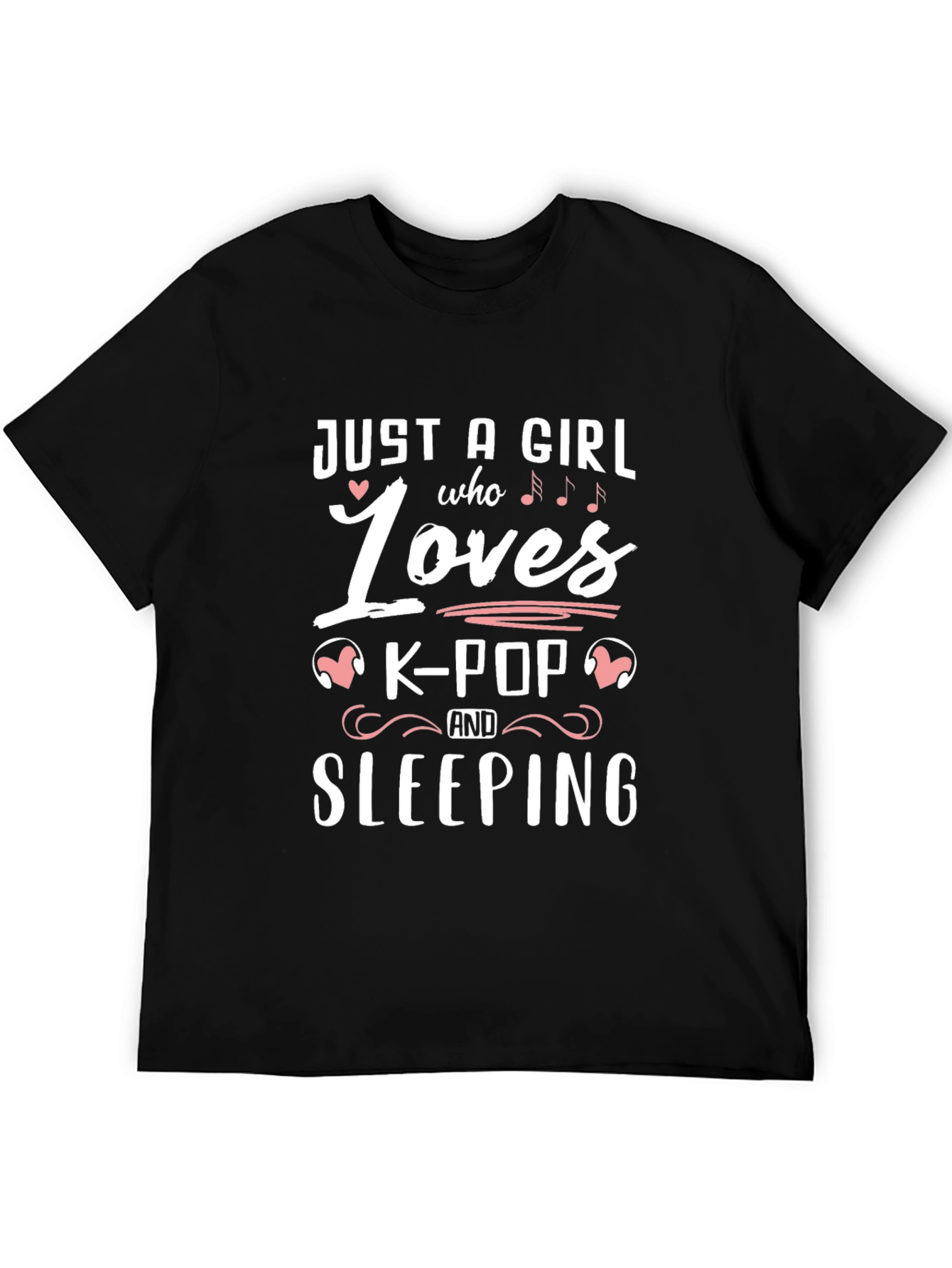 K-Pop & Sleeping Graphic T-Shirt