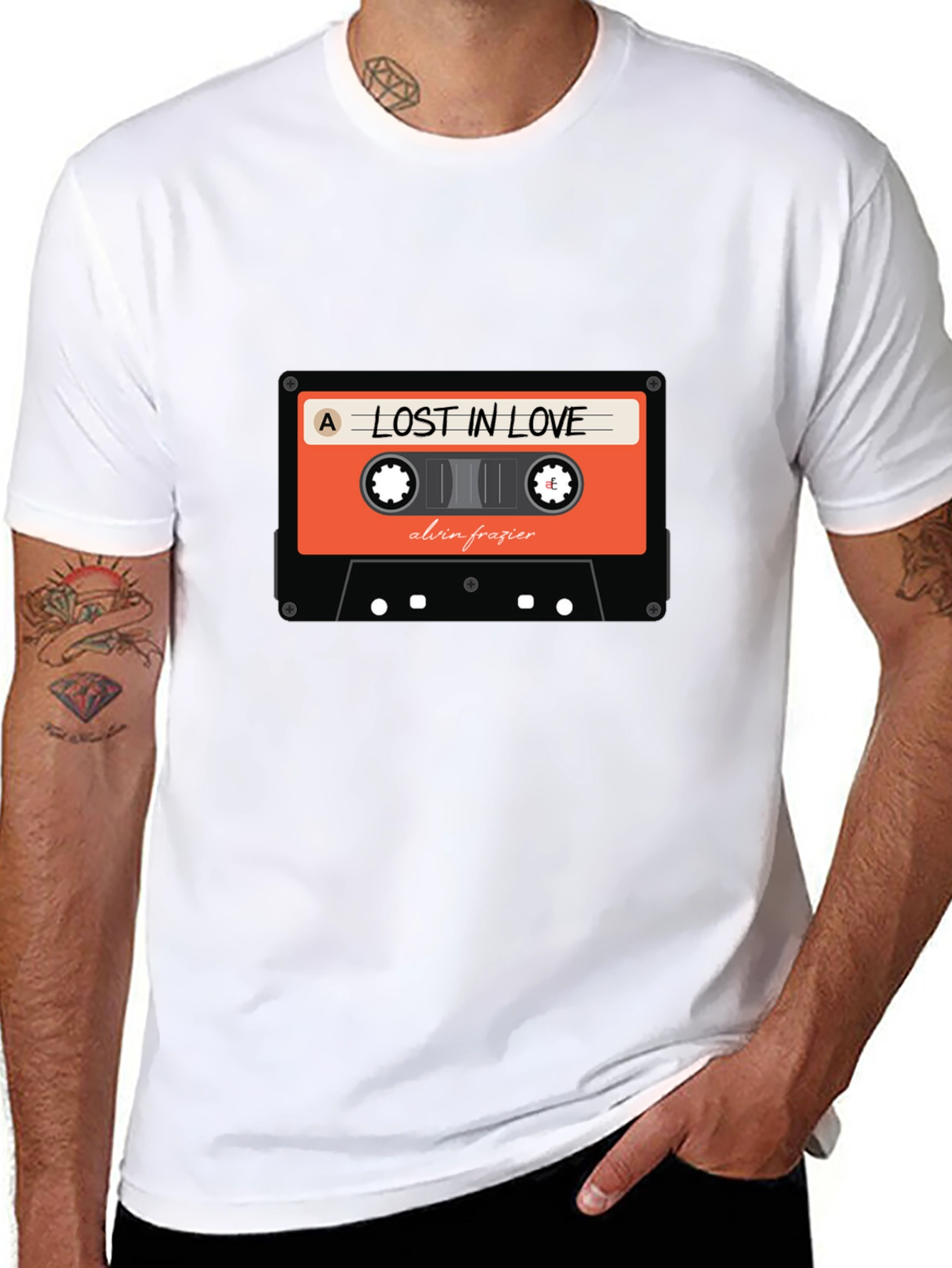 Lost In Love Cassette Tape Graphic Tee