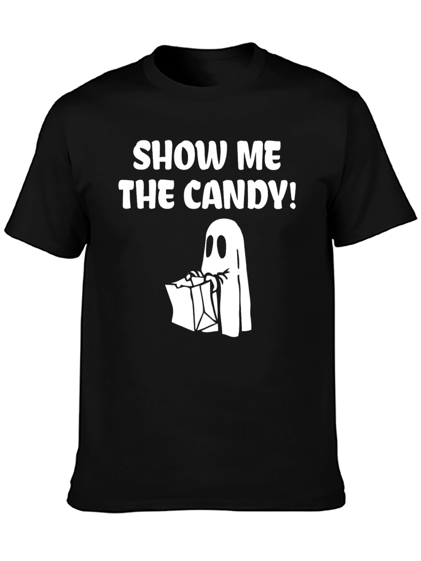 Show Me the Candy Ghost T-Shirt Halloween Costume Tee