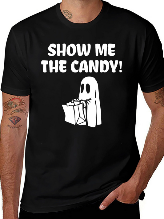 Show Me the Candy Ghost T-Shirt Halloween Costume Tee