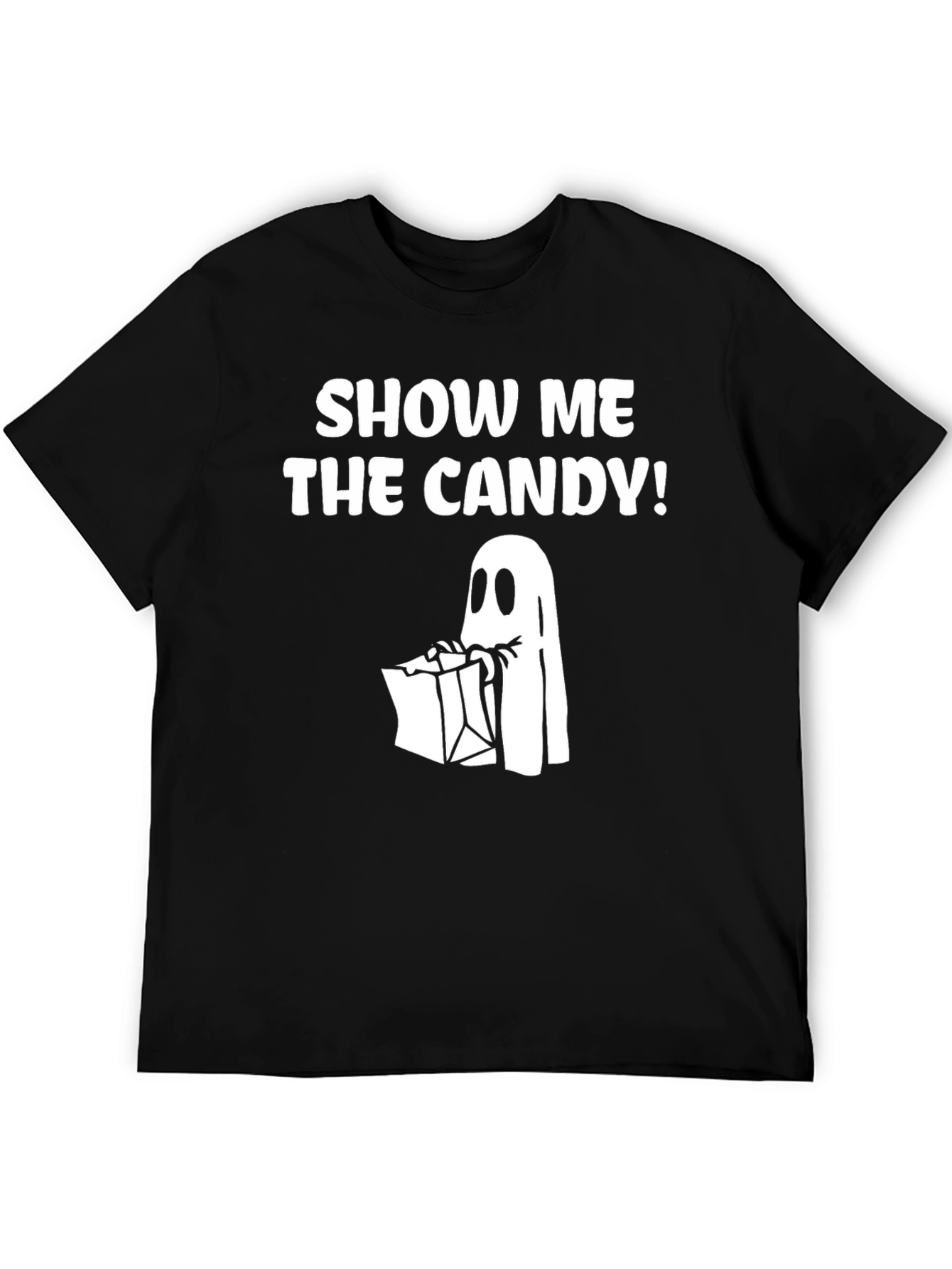 Show Me the Candy Ghost T-Shirt Halloween Costume Tee