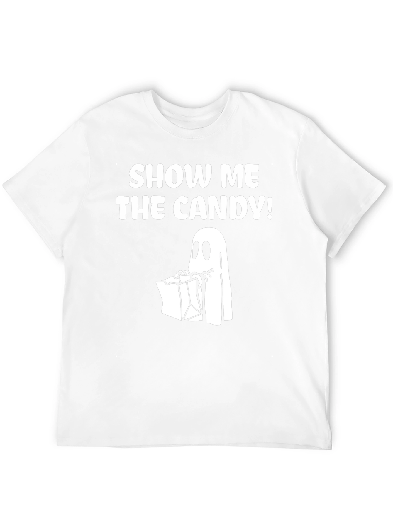 Show Me the Candy Ghost T-Shirt Halloween Costume Tee