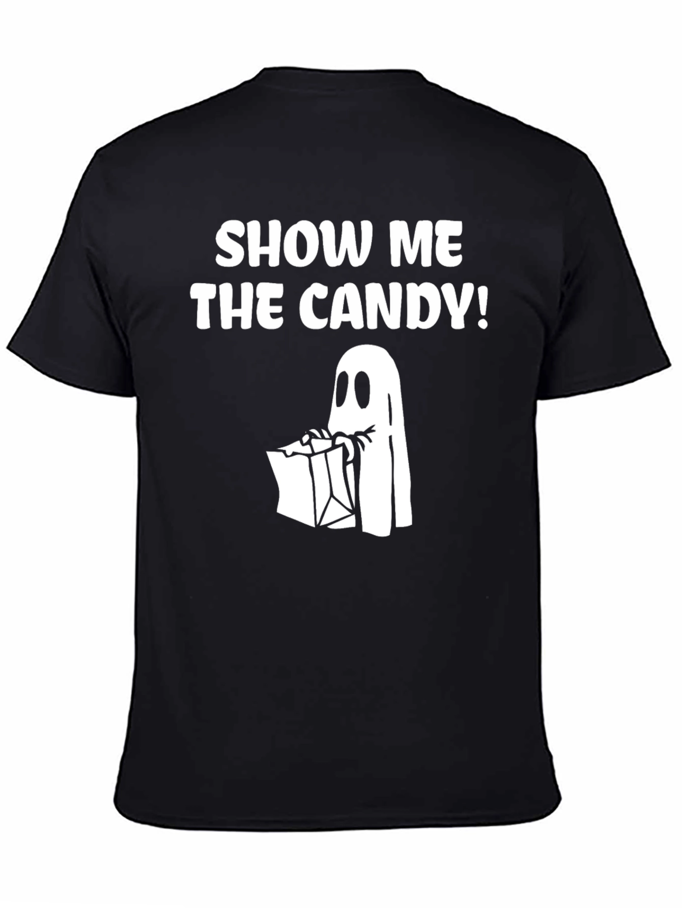 Show Me the Candy Ghost T-Shirt Halloween Costume Tee