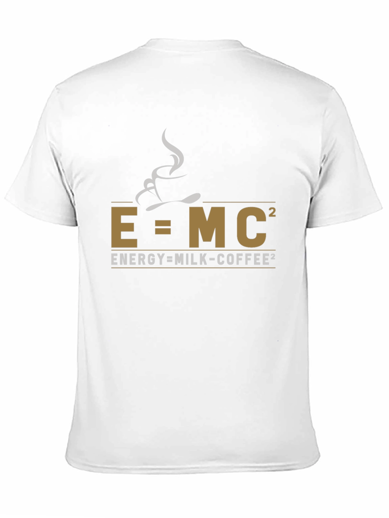 E=MC² Coffee T-Shirt - Science & Caffeine Tee