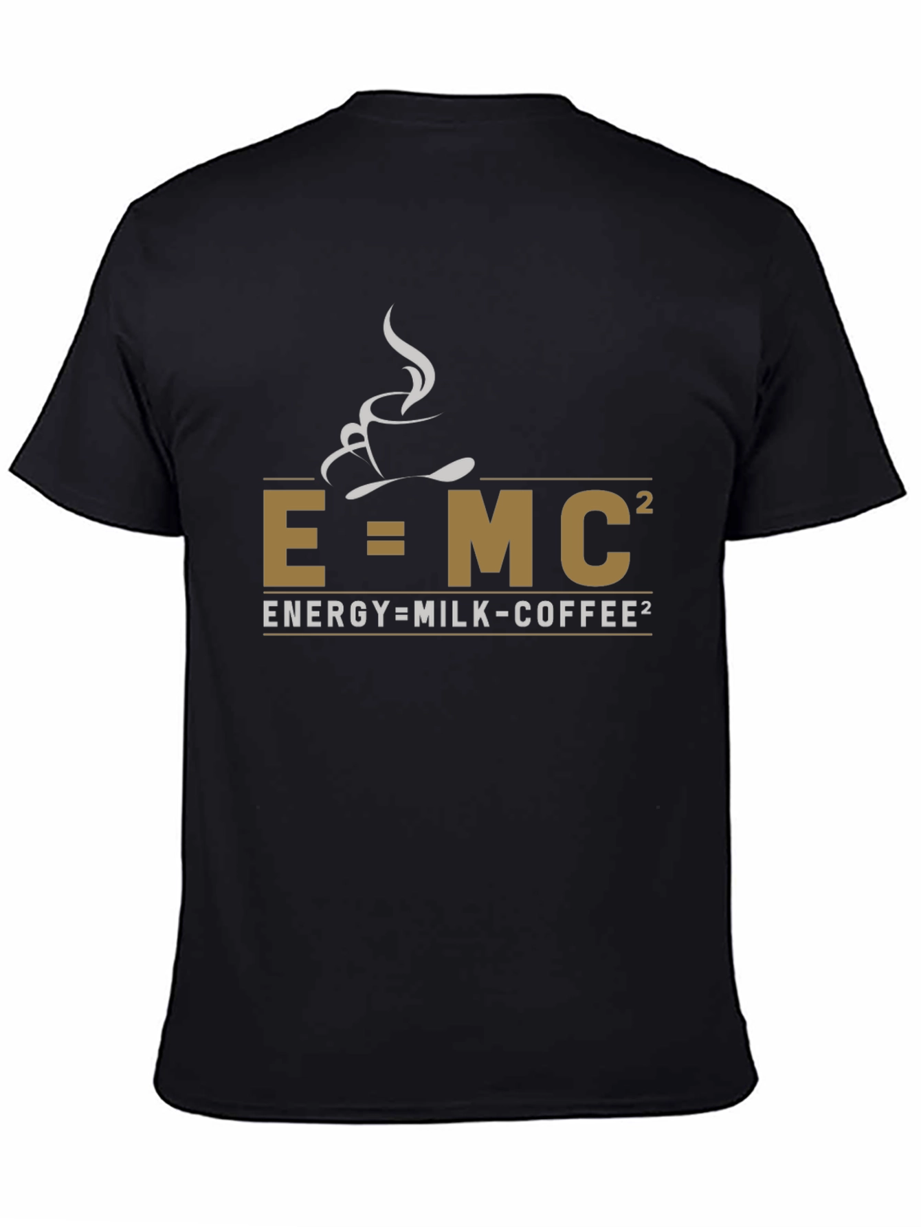 E=MC² Coffee T-Shirt - Science & Caffeine Tee