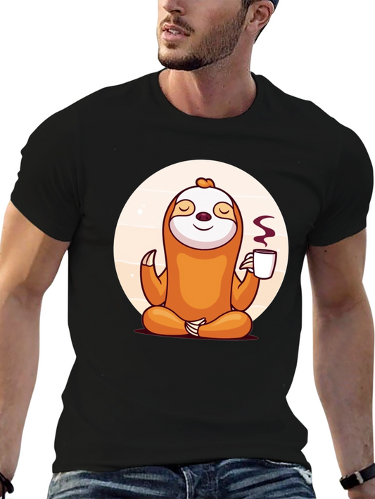 Relaxed Sloth Meditation T-Shirt