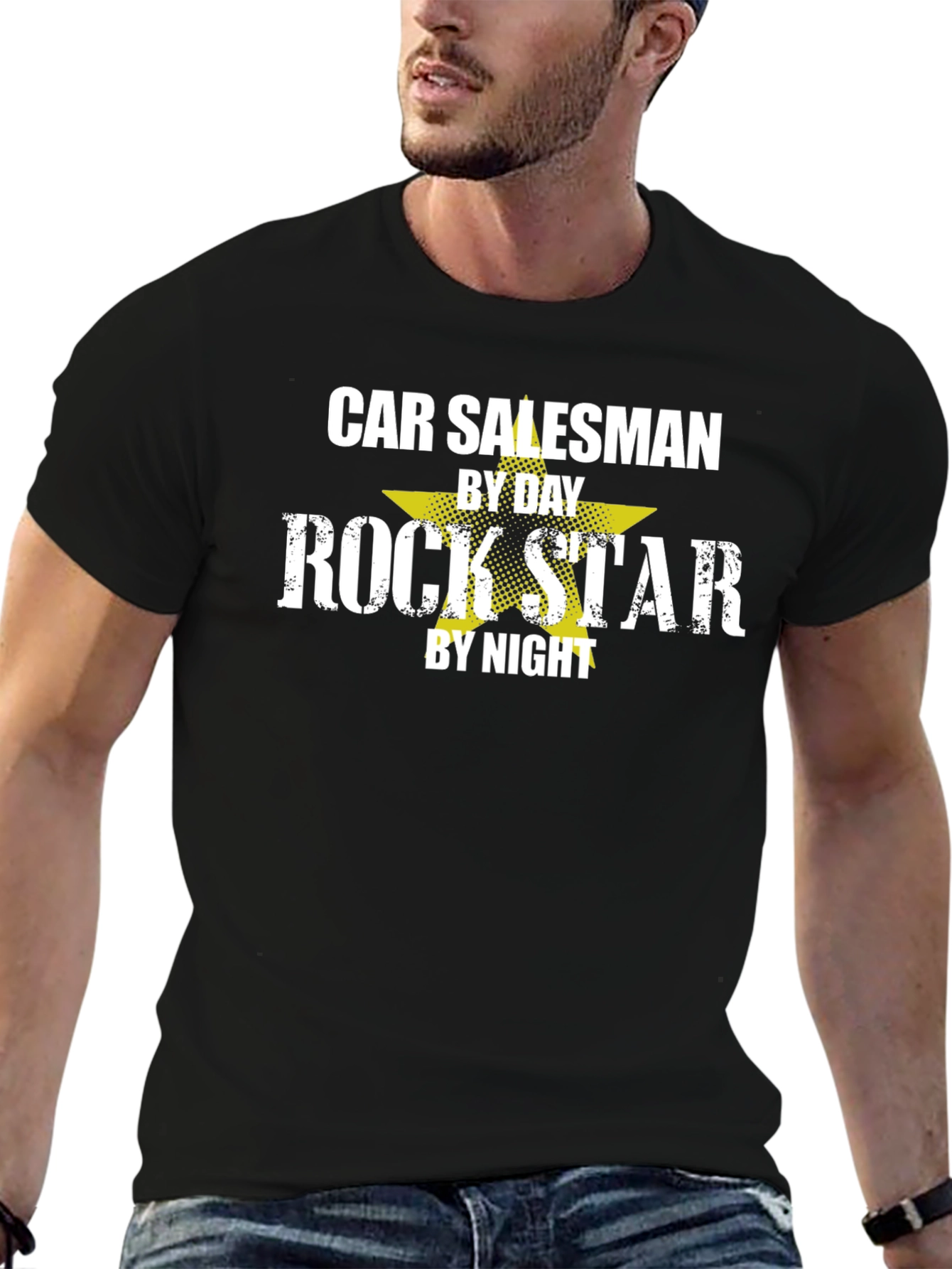 Car Salesman Rock Star T-Shirt
