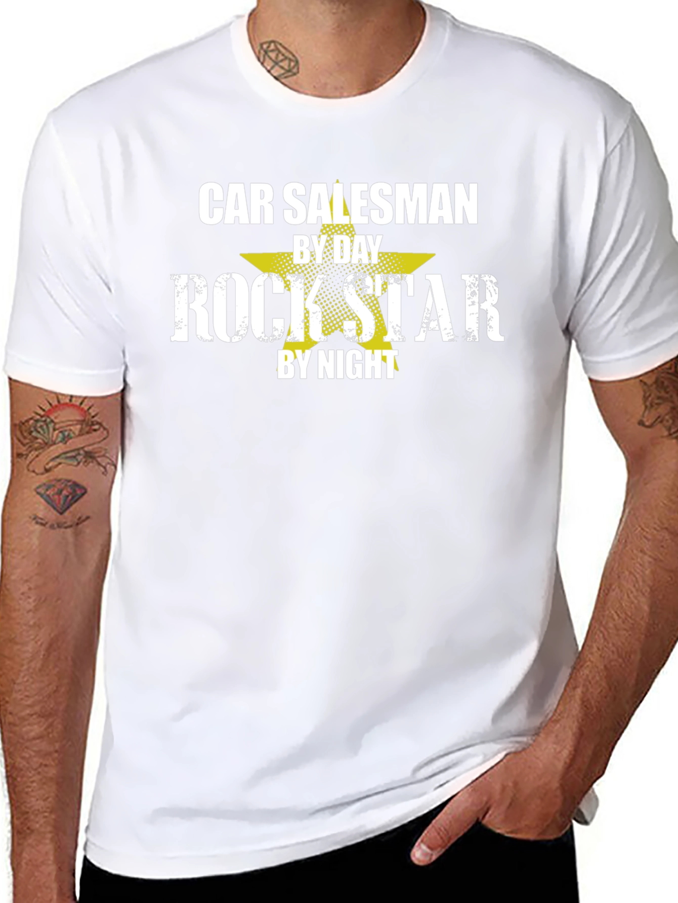 Car Salesman Rock Star T-Shirt
