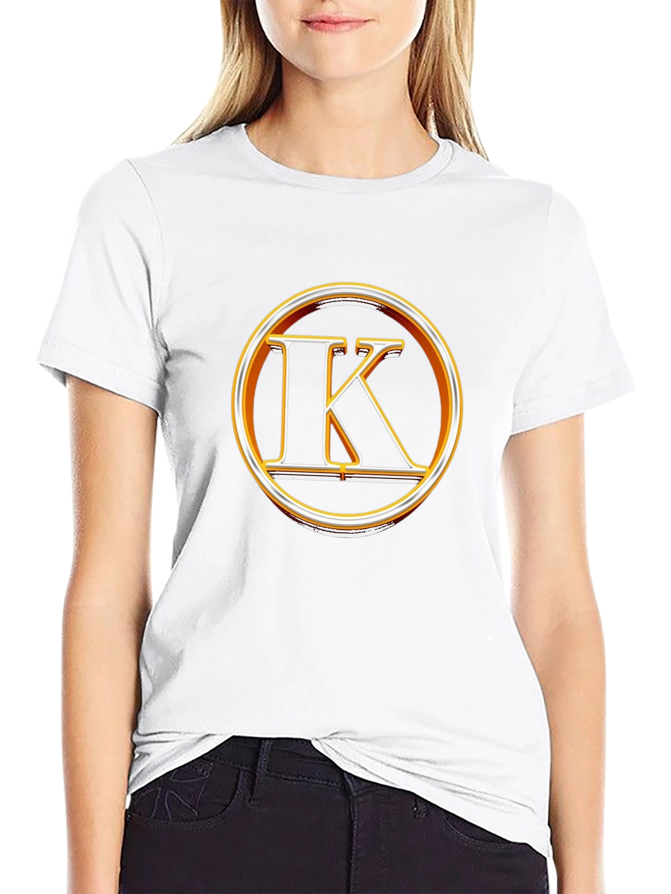 Bold IK Logo Black T-Shirt