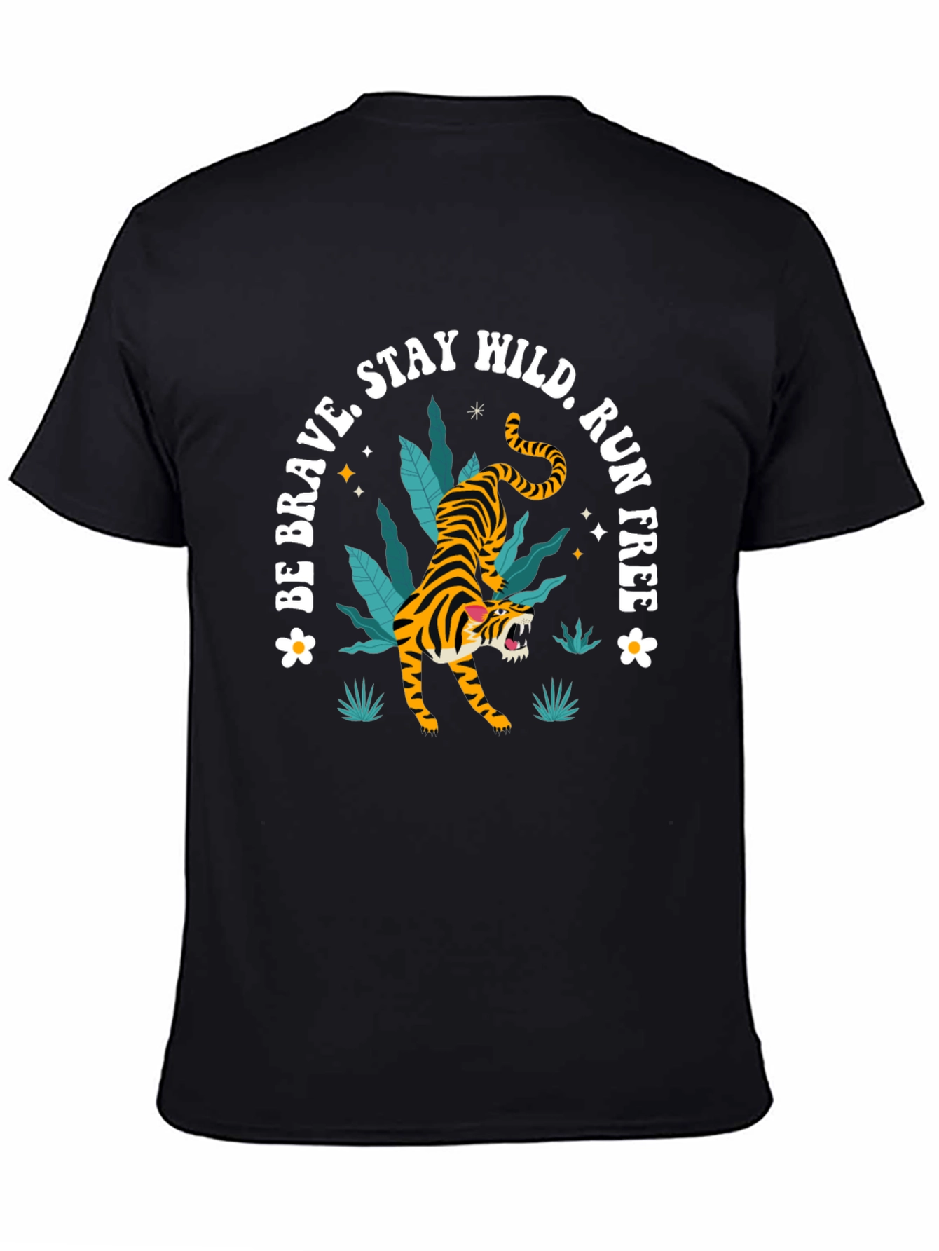 Be Brave Tiger Graphic Tee