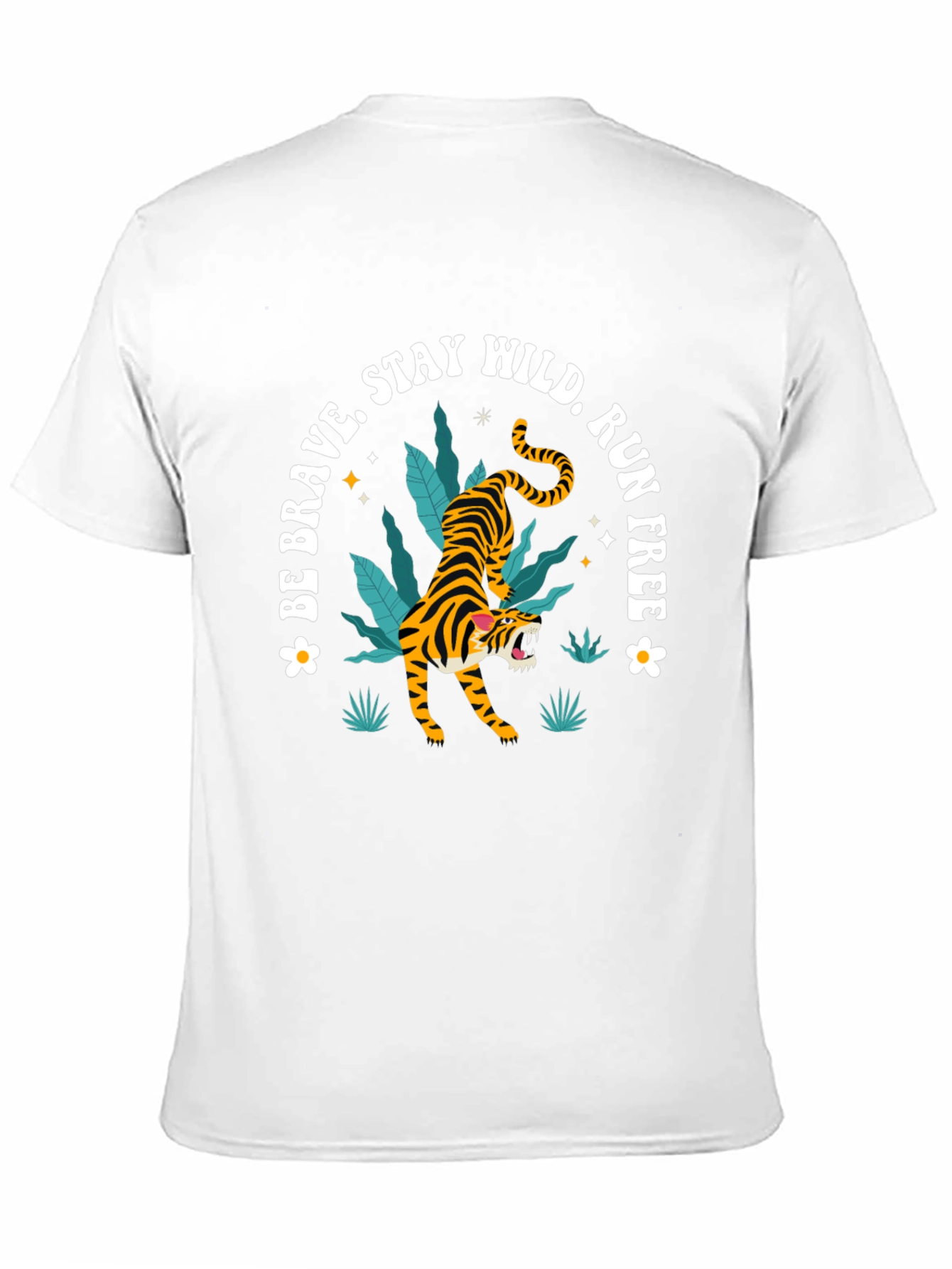 Be Brave Tiger Graphic Tee