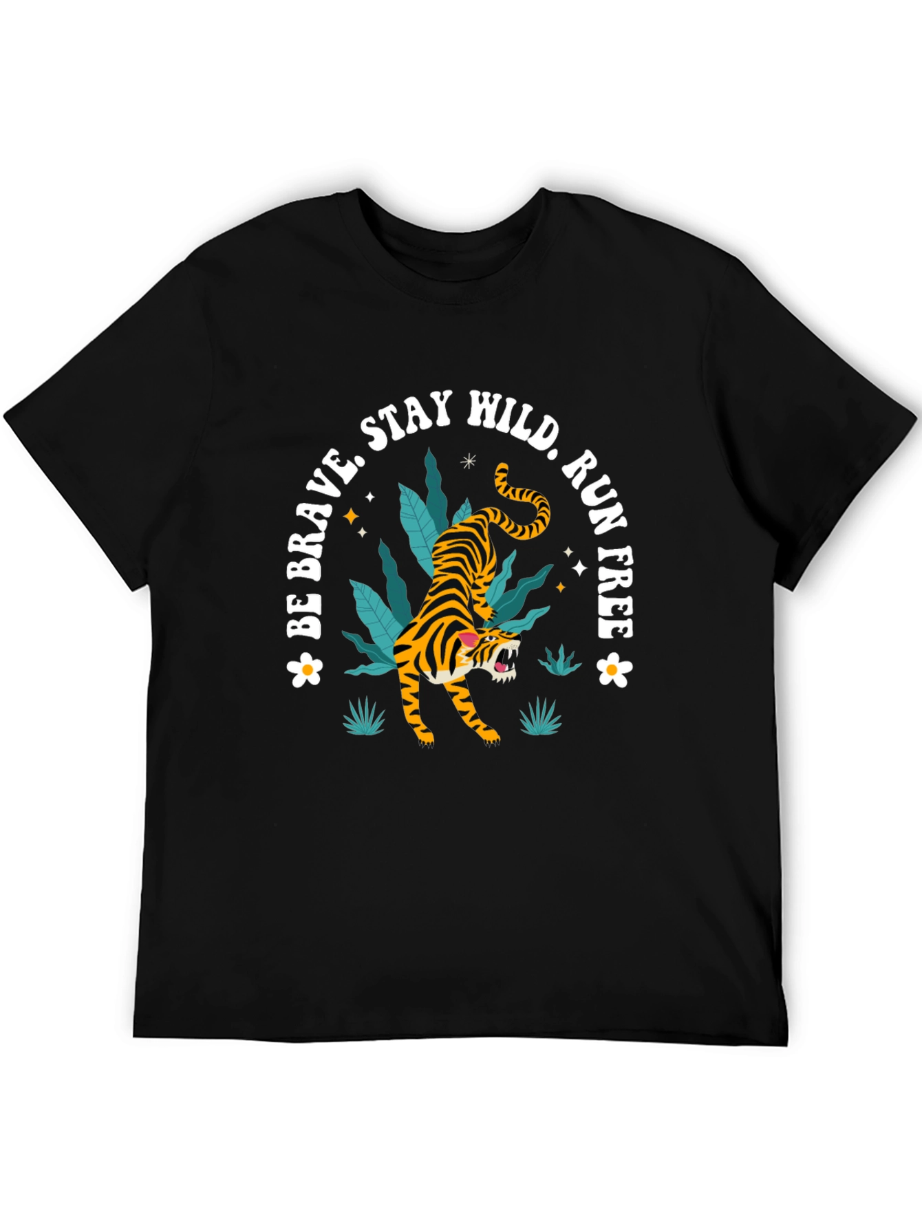 Be Brave Tiger Graphic Tee