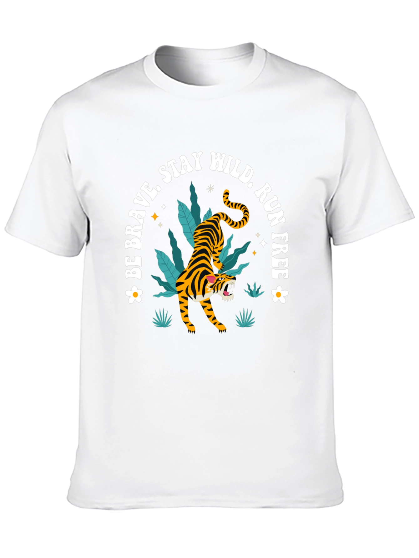 Be Brave Tiger Graphic Tee