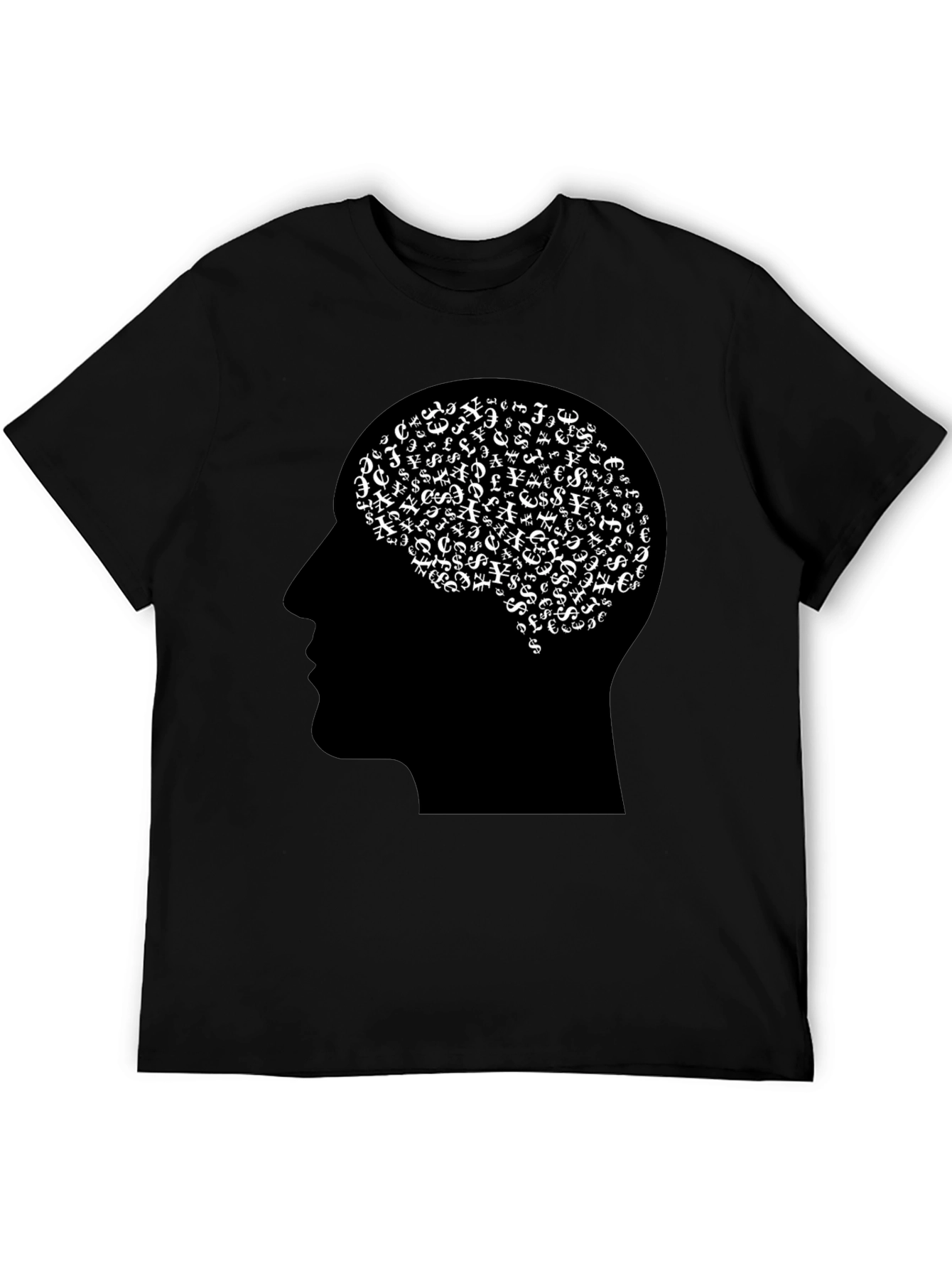 Money Minded Tee - Black Graphic T-Shirt