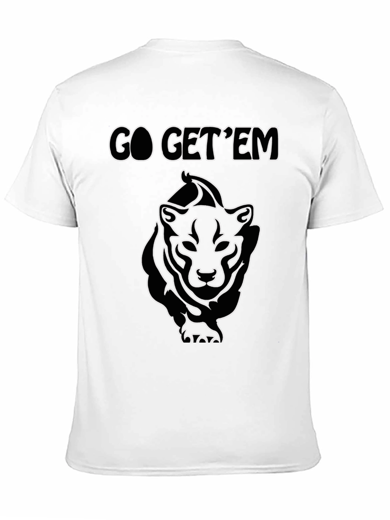 Go Get Em Graphic Tee - Fierce Tiger Design