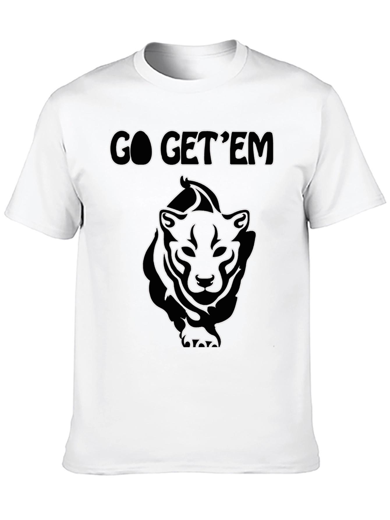 Go Get Em Graphic Tee - Fierce Tiger Design